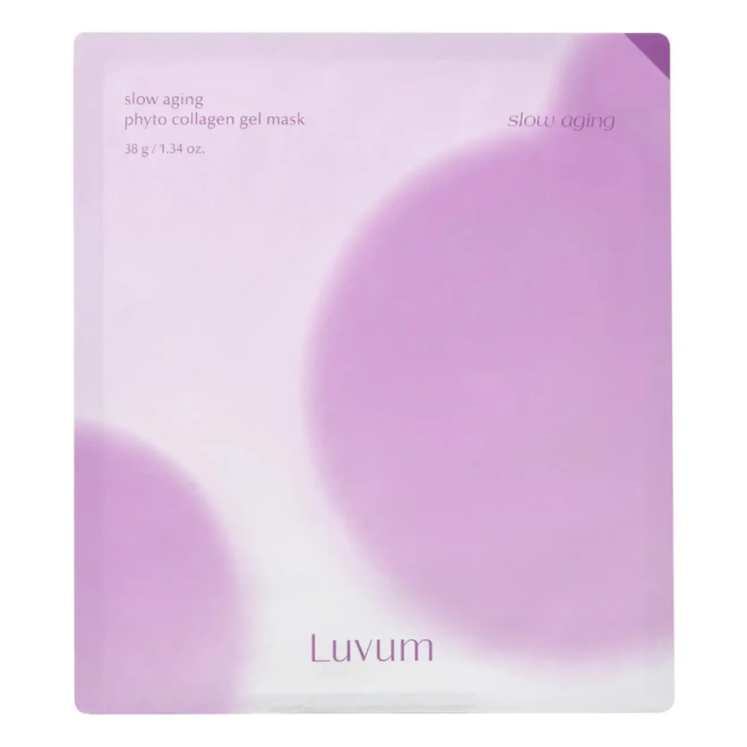 Luvum, Slow Aging Phyto Collagen Gel Mask, 38 gr.