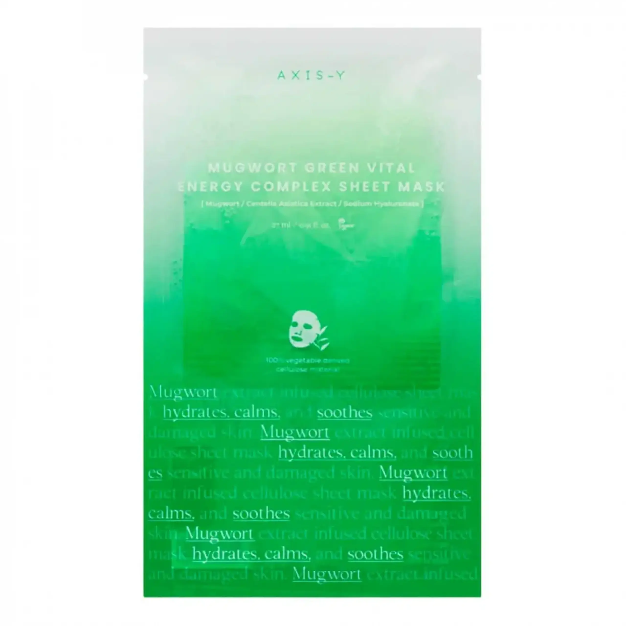 Axis-Y, Mugwort Green Vital Energy Complex Mask