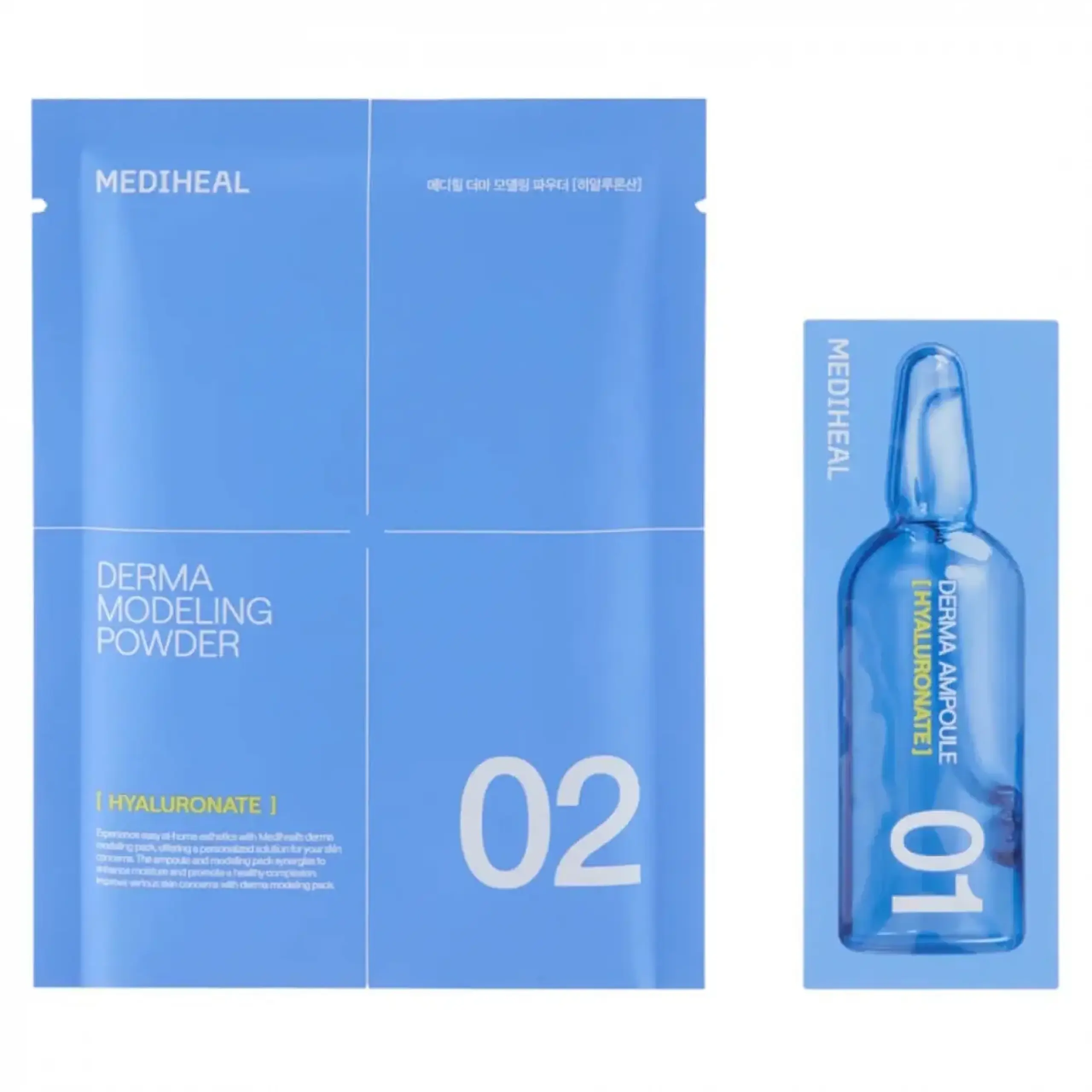 Mască alginantă Mediheal, Modeling Pack Hyaluronic Acid, 28 gr