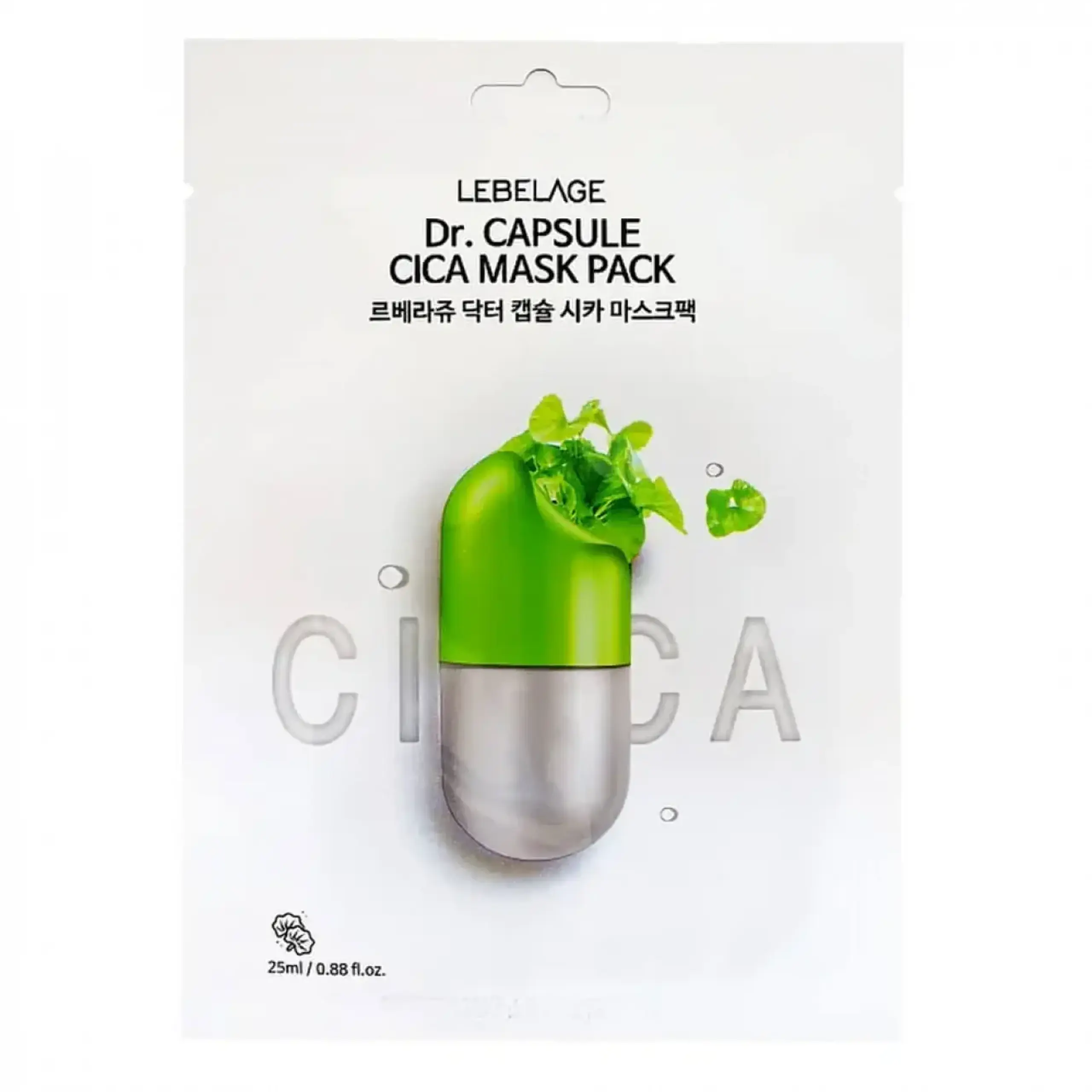 Lebelage, Capsule Cica Mask Pack, 28 ml