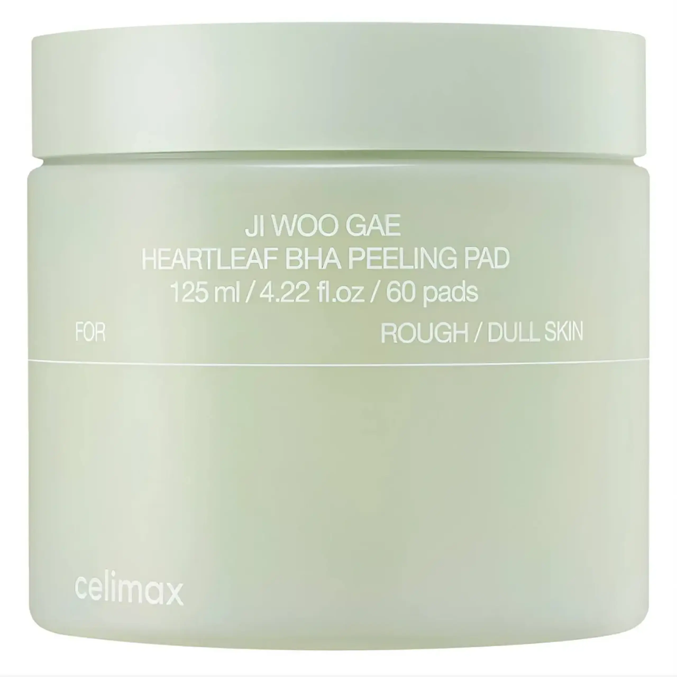 Discuri exfoliante pentru ten cu acizi BHA Celimax, Ji Woo Gae Heartleaf BHA Peeling, 60 Pads