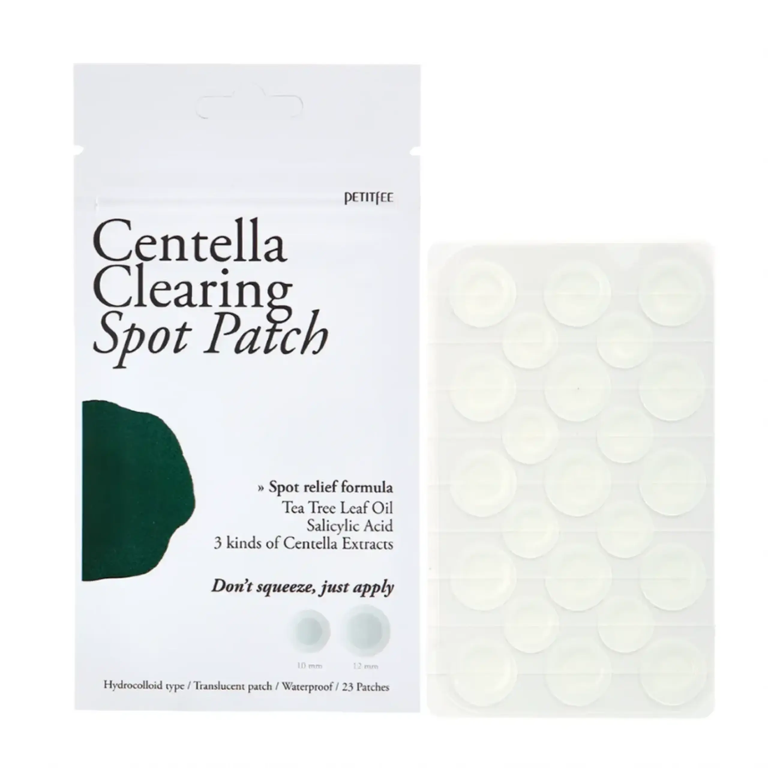 Petitfee, Centella Clearing Spot Patch, 23 Patches