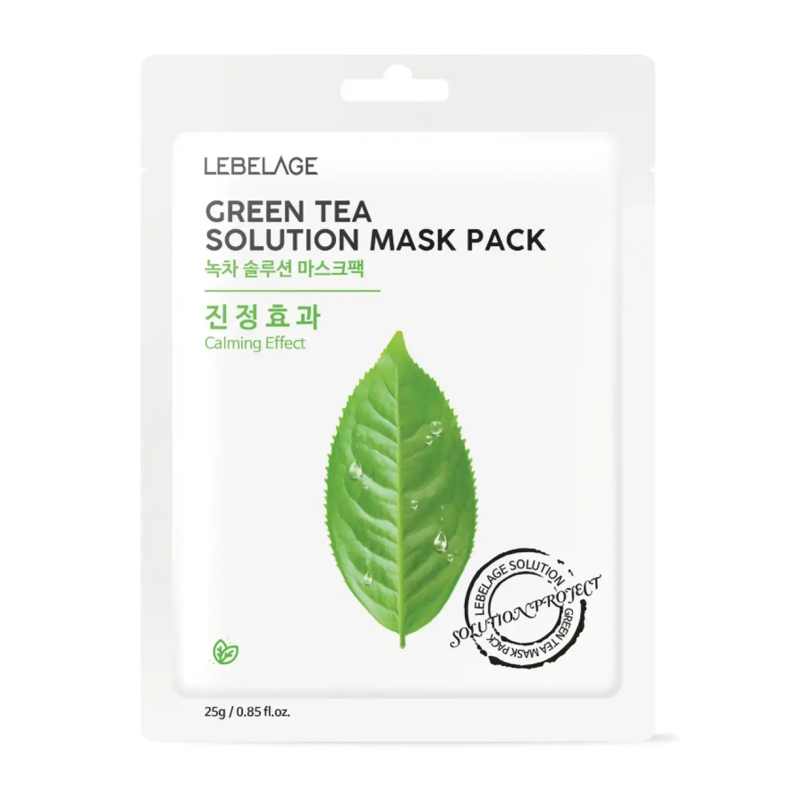 Lebelage, Green Tea Solution Mask, 25gr