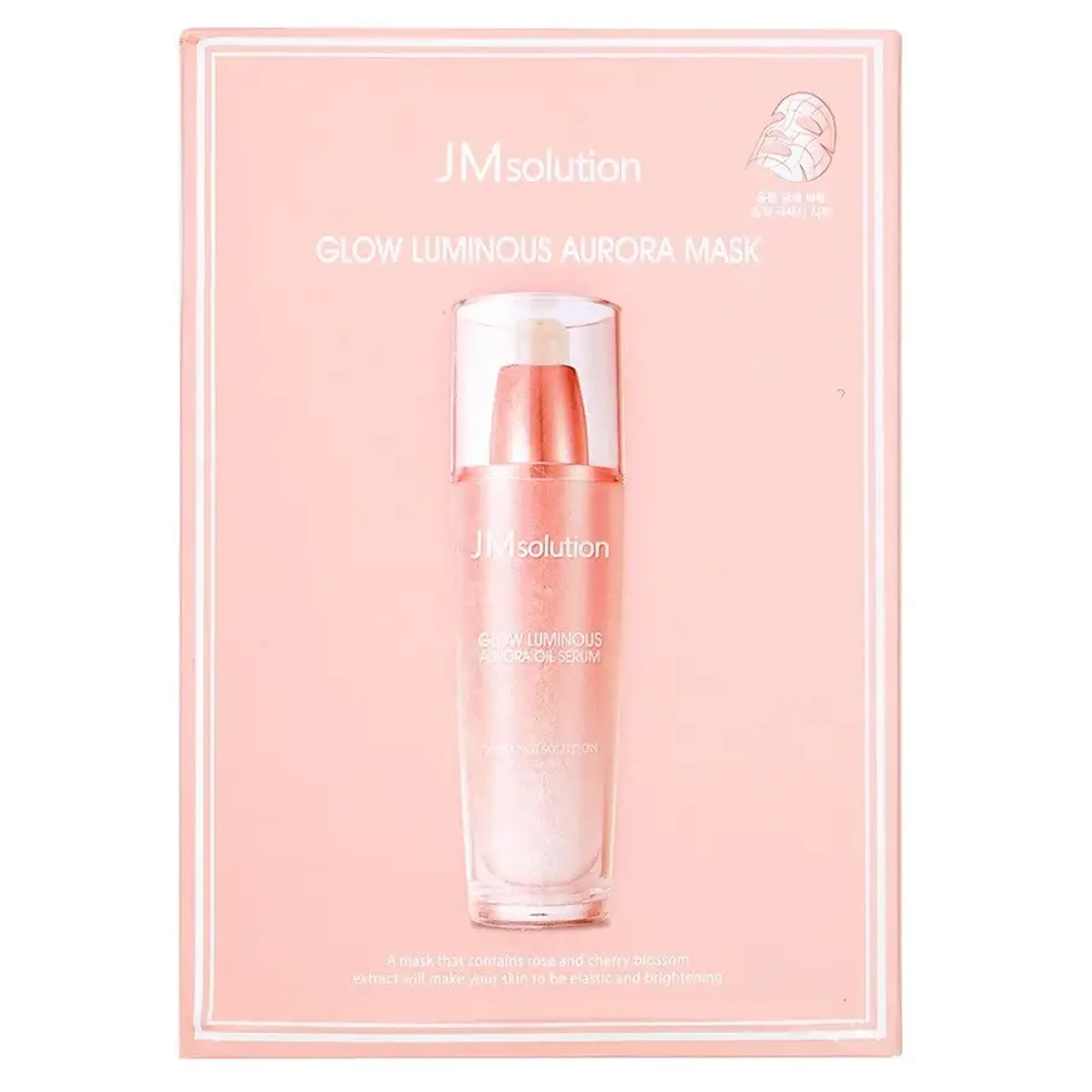 Masca din panza JMsolution, Glow Luminous Aurora Mask, 30ml