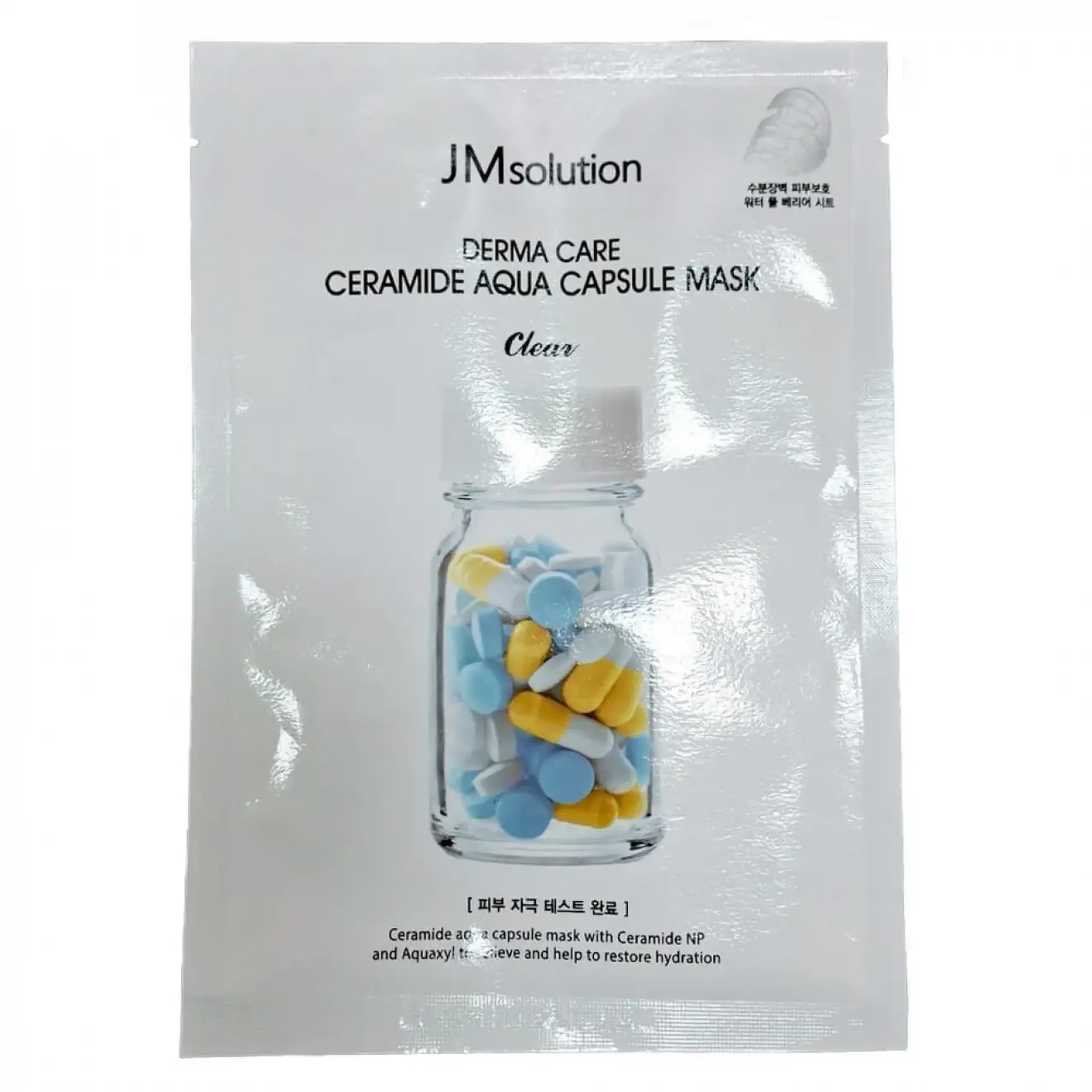 Mască din pânză JMsolution, Derma Care Ceramide Aqua Capsule Mask, 30ml