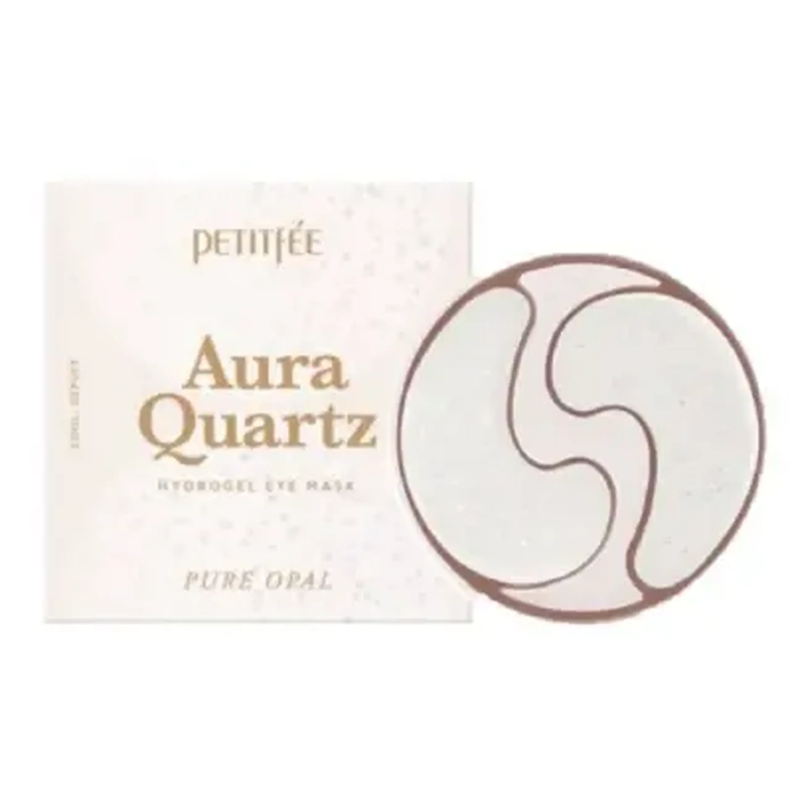 Patchuri din hidrogel Petitfee, Aura Quartz Hydrogel Eye Mask Pure Opal, 40 buc.