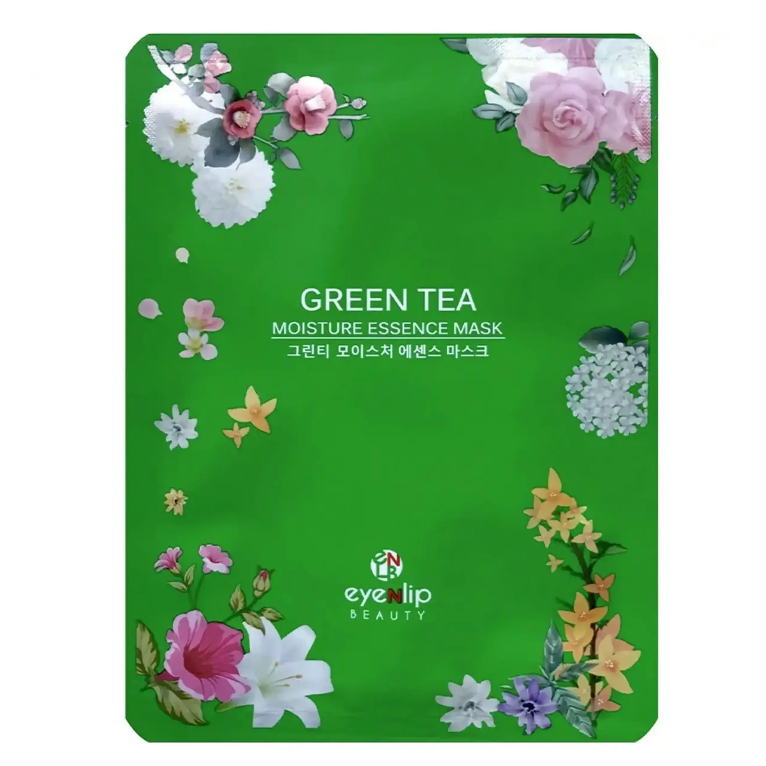 Masca cu ulei de ceai verde Eyenlip, Green Tea Oil Moisture Essence Mask, 25 ml