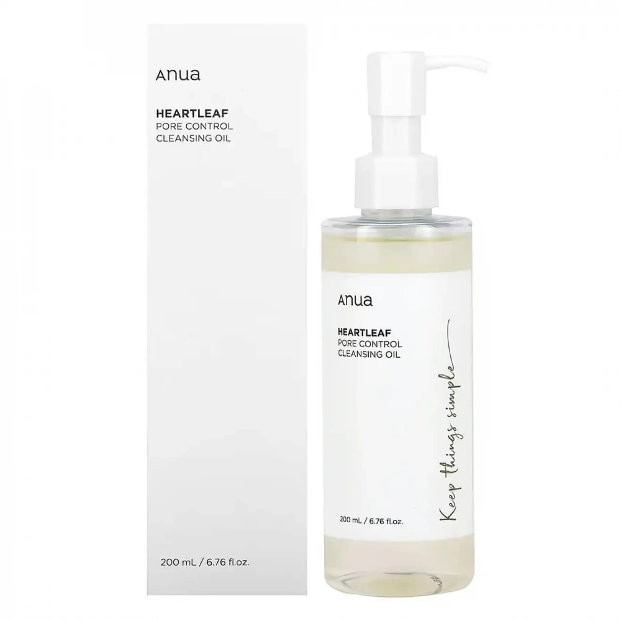 Ulei hidrofil Anua, Heartleaf Pore Control Cleansing Oil, 200 ml