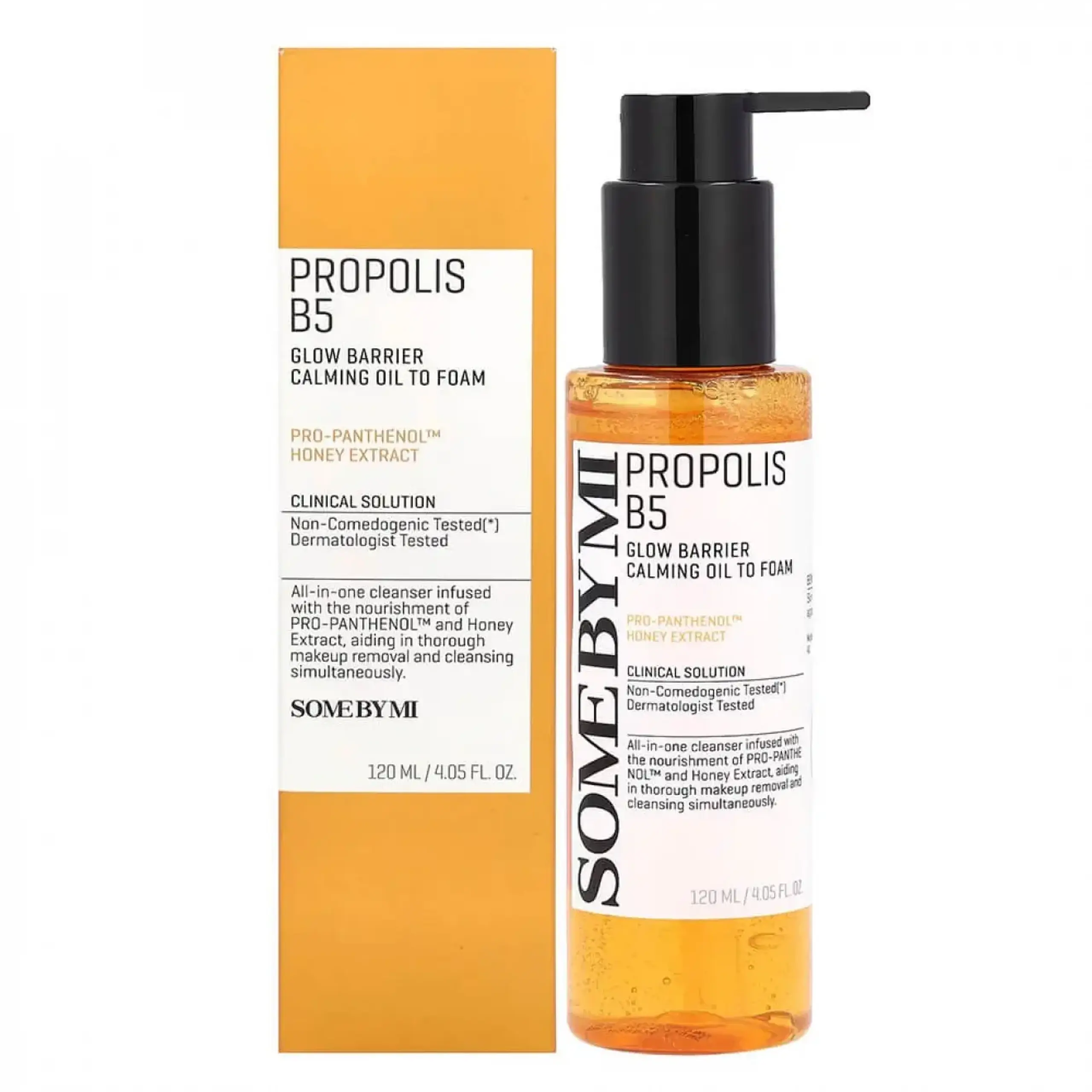 Spumă-ulei hidrofil Some By Mi, Propolis Glow Barrier Calming Oil To Foam, 120 ml