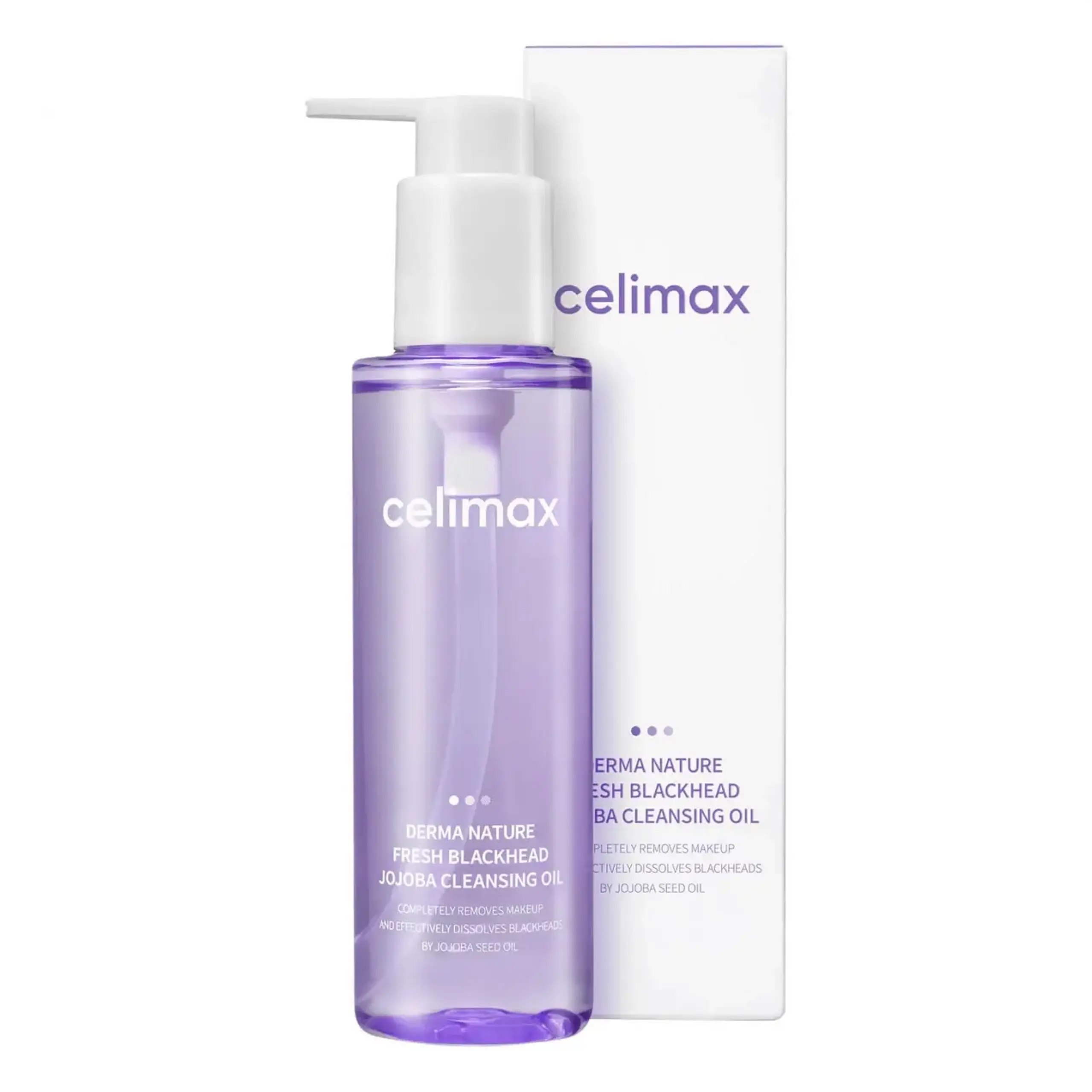 Ulei hidrofil Celimax, Derma Nature Fresh Blackhead Jojoba Cleansing Oil, 150 ml