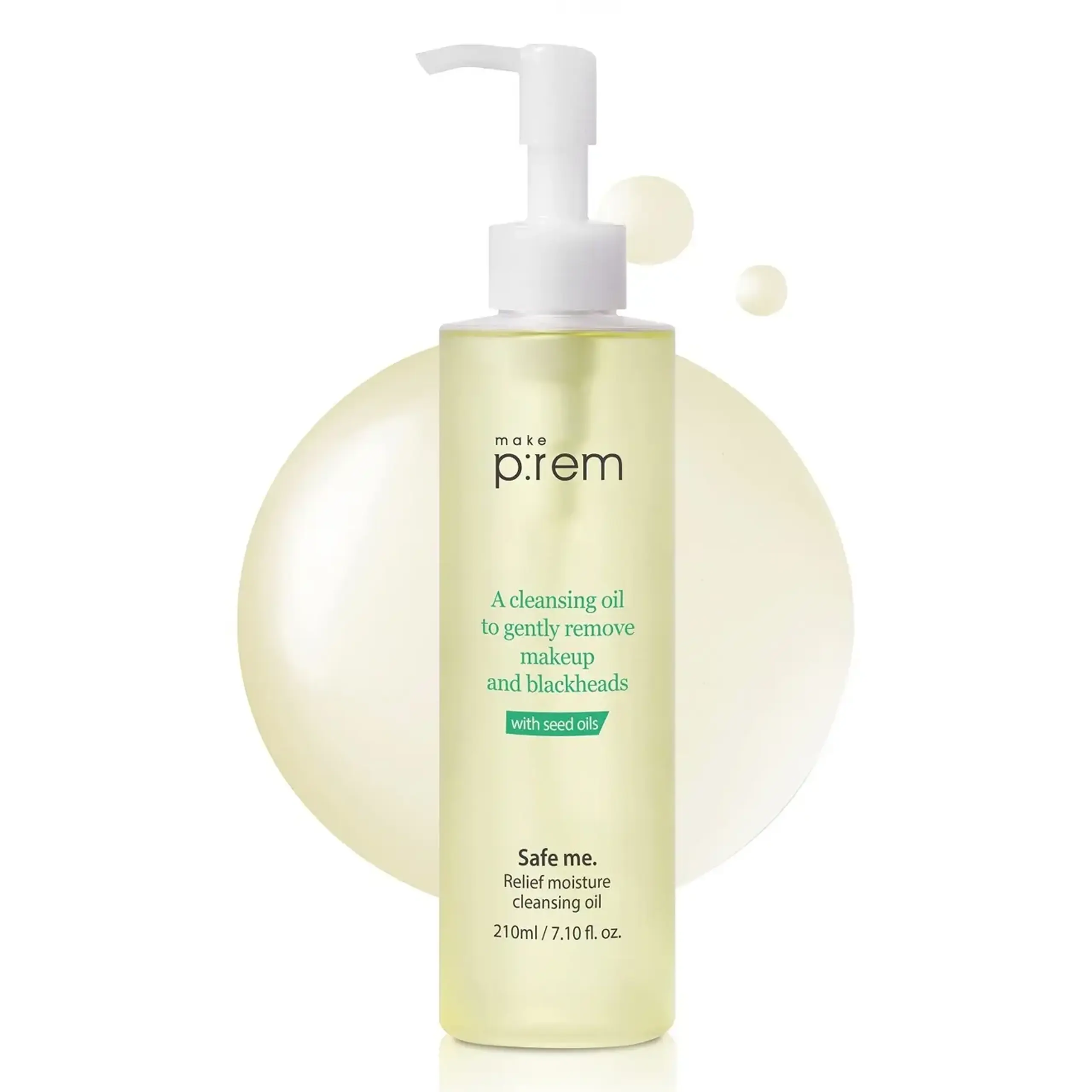 MakePrem, Safe Me Relief Moisture Cleansing Oil, 210 ml