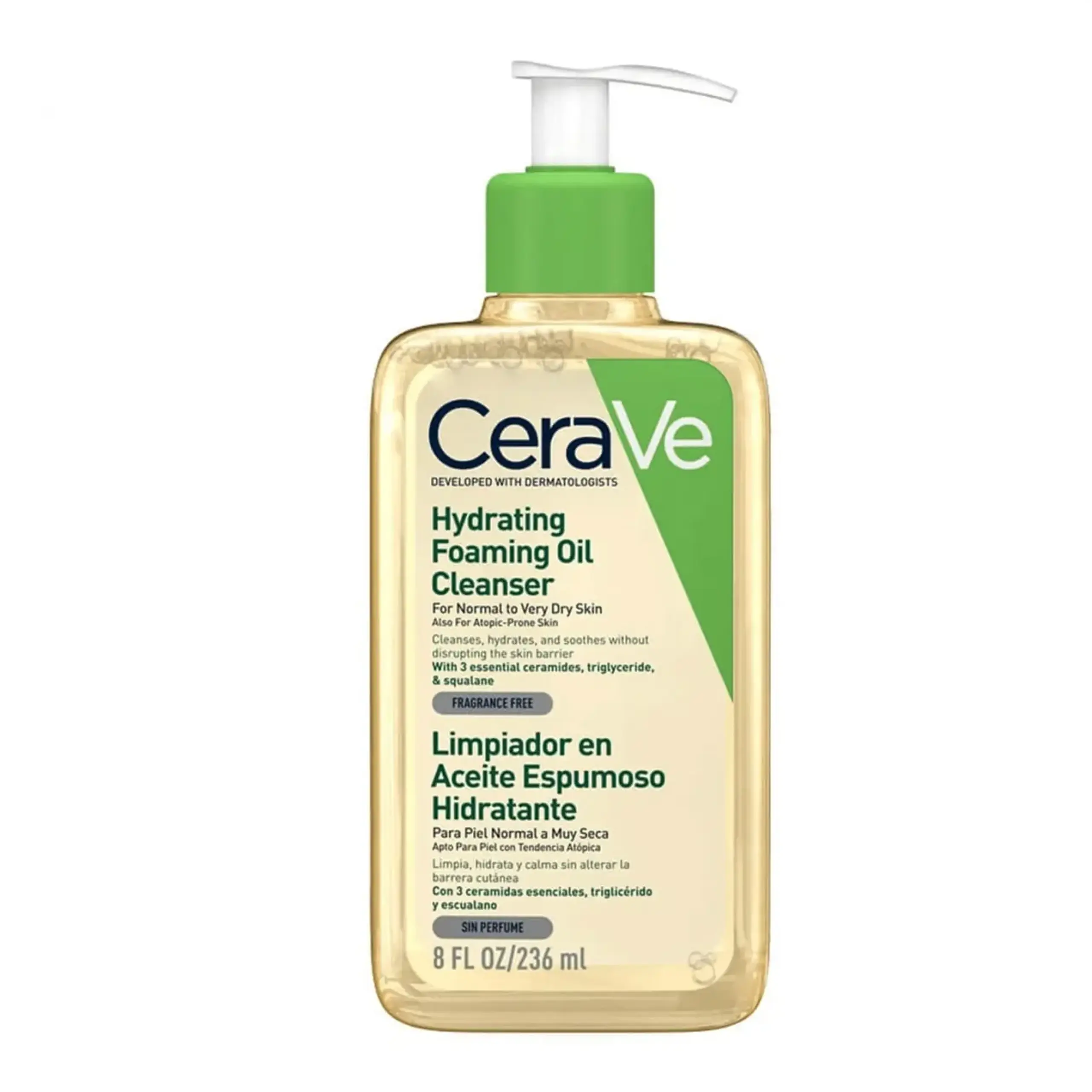 Ulei de curățare CeraVe, Hydrating Foaming Oil Cleanser, 236 ml