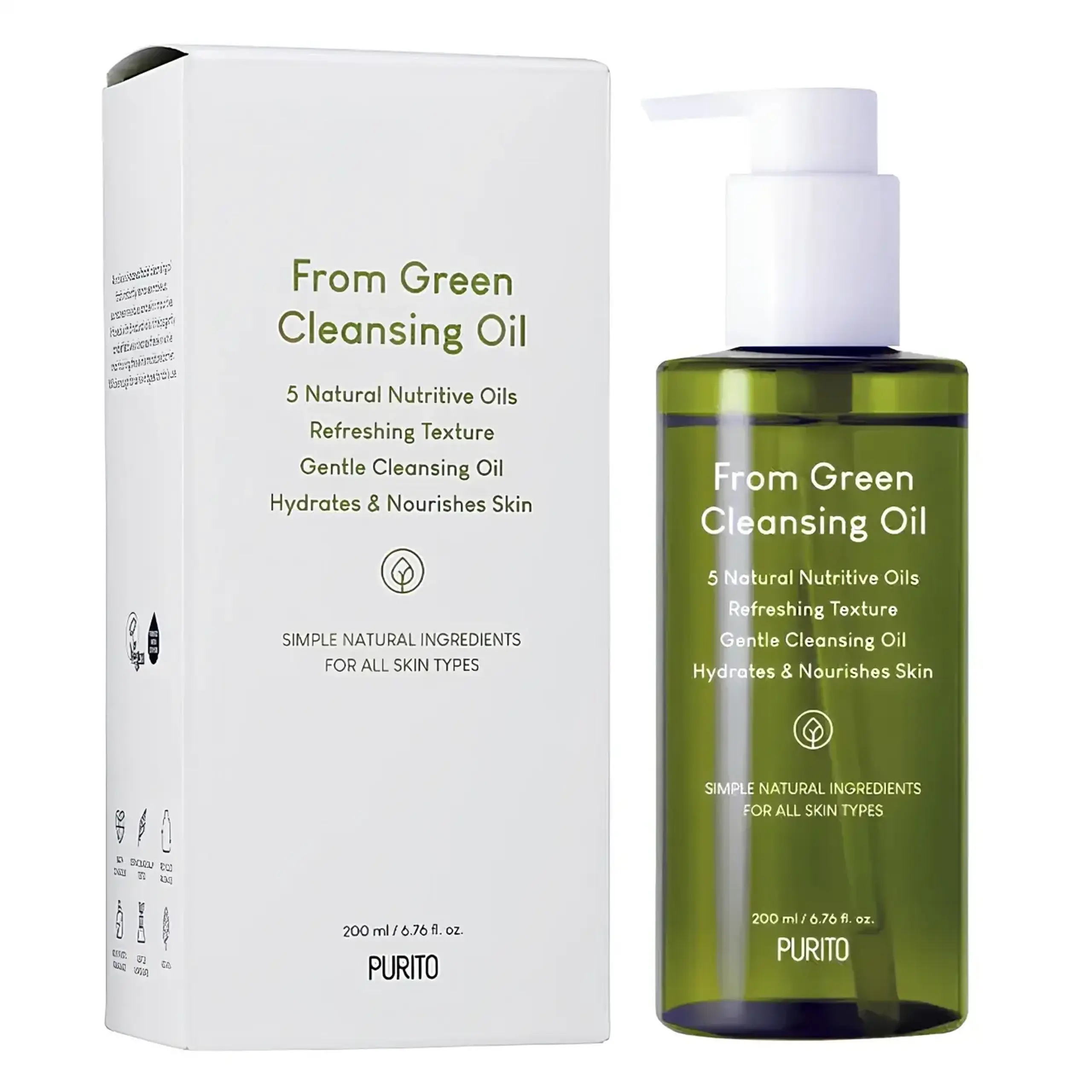 Ulei hidrofil Purito, From Green Cleansing Oil, 200 ml