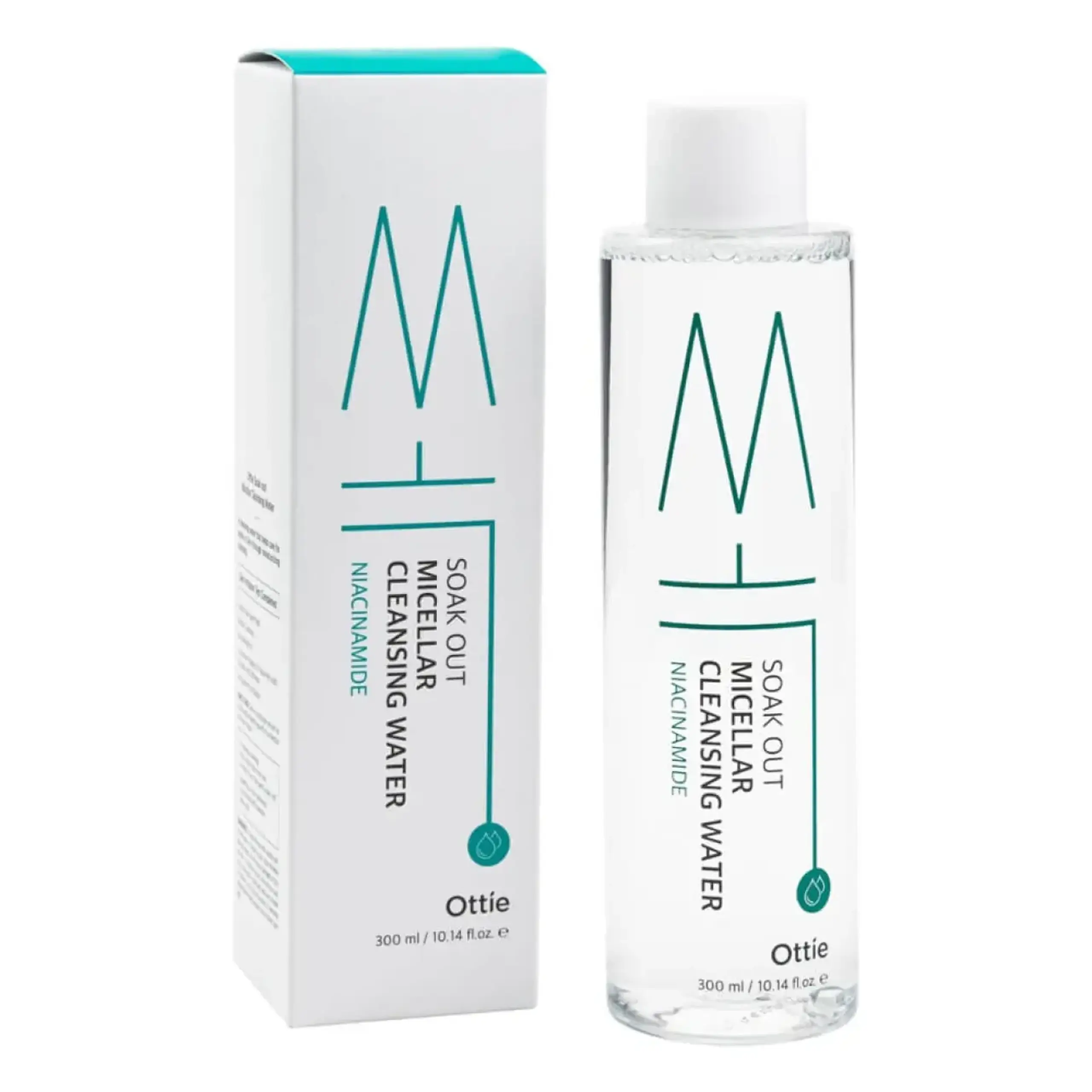Apa micelară Ottie, Soak out Micellar Cleansing Water, 300 ml