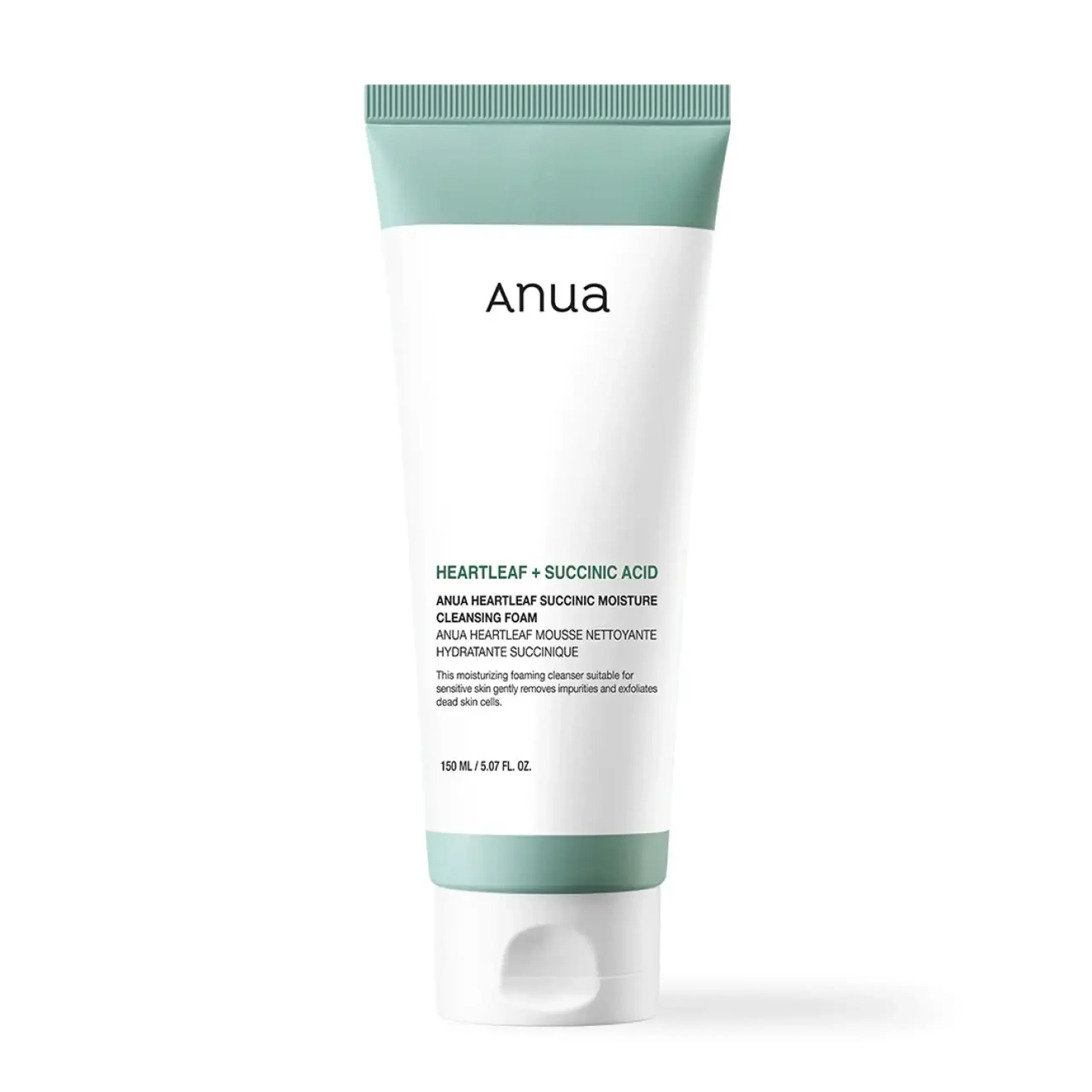 Spumă de curățare Anua, Heartleaf Succinic Moisture Cleansing Foam, 150 ml