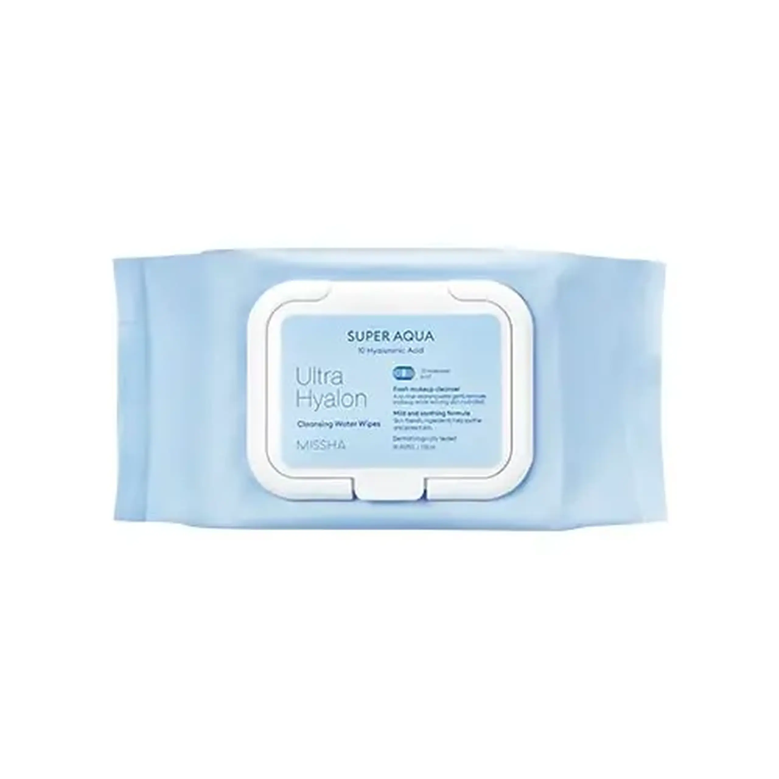 Șervețele de curățare Missha, Ultra Hyaluron, Cleansing Water Wipes, 30 bucati