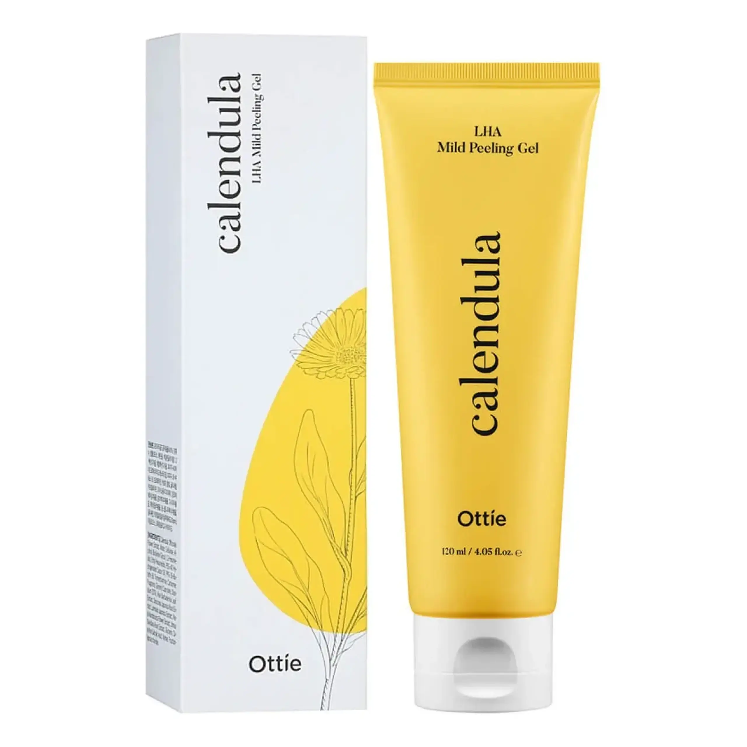 Peeling cu extract de calendula Ottie, Calendula LHA Mild Peeling Gel, 120 ml