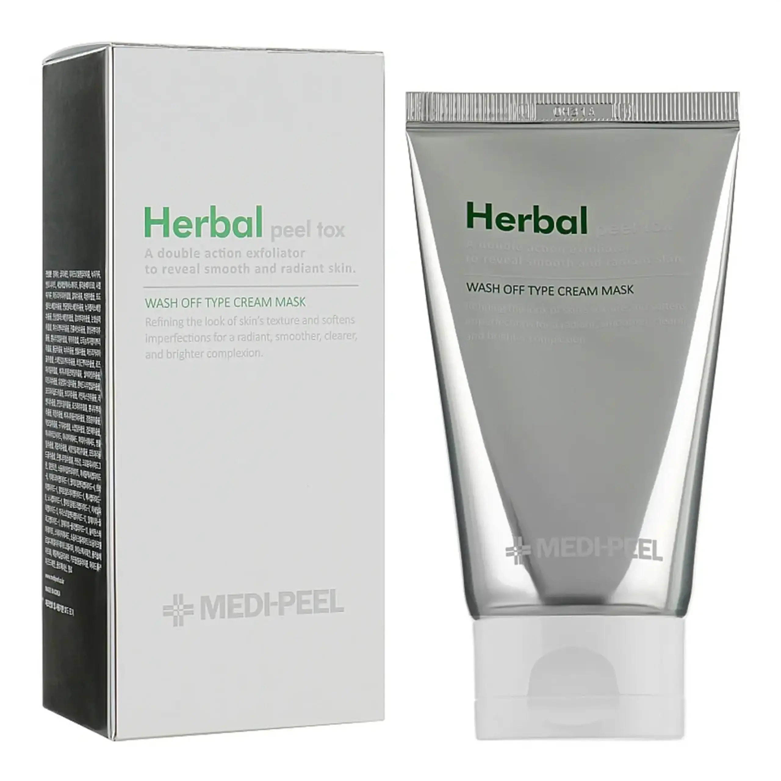 Peeling-masca pentru fata Medi-Peel, Herbal Peel Tox Cream Mask, 120 gr.