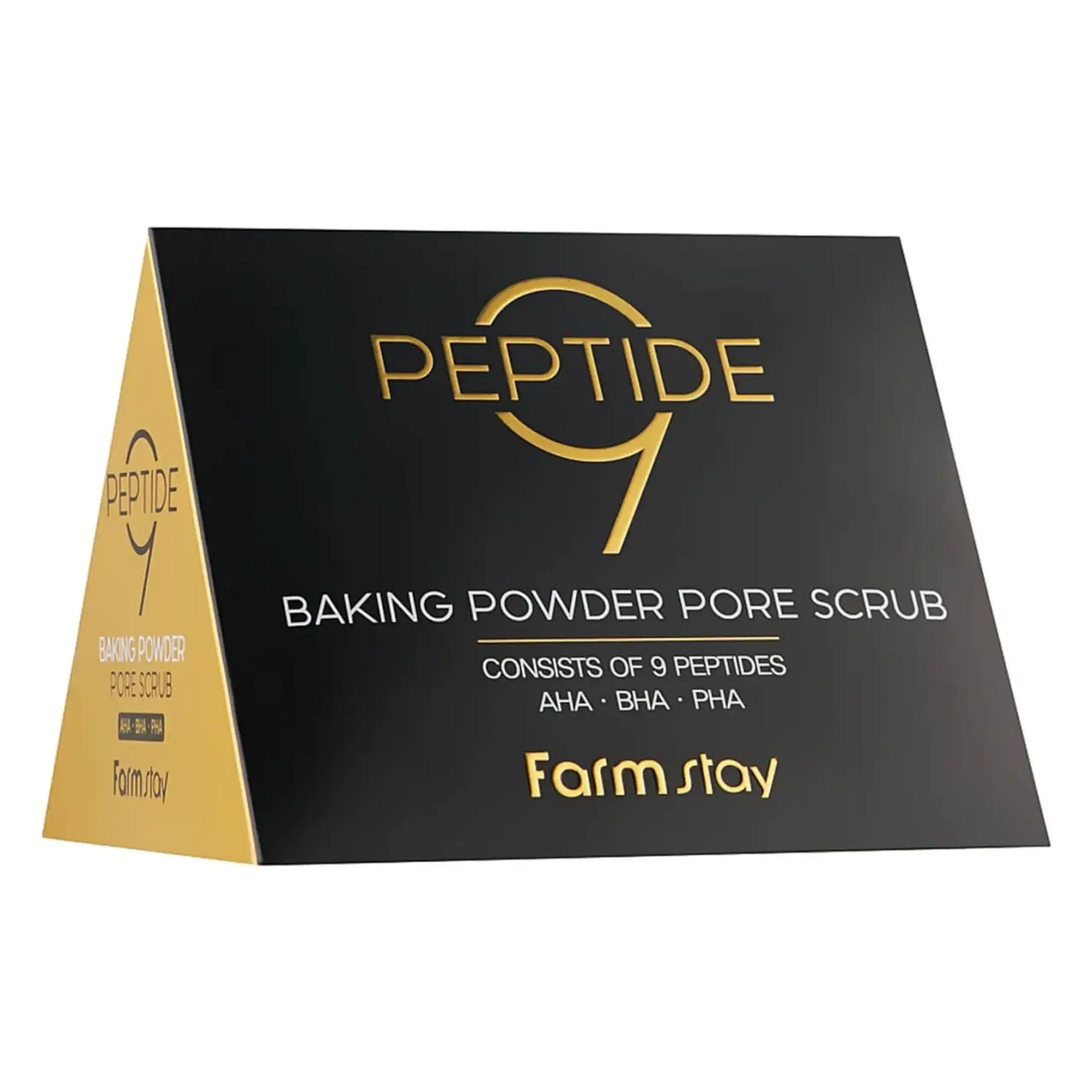 Scrub facial cu bicarbonat de sodiu și peptide FarmStay, Peptide 9 Baking Powder Pore Scrub, 7g