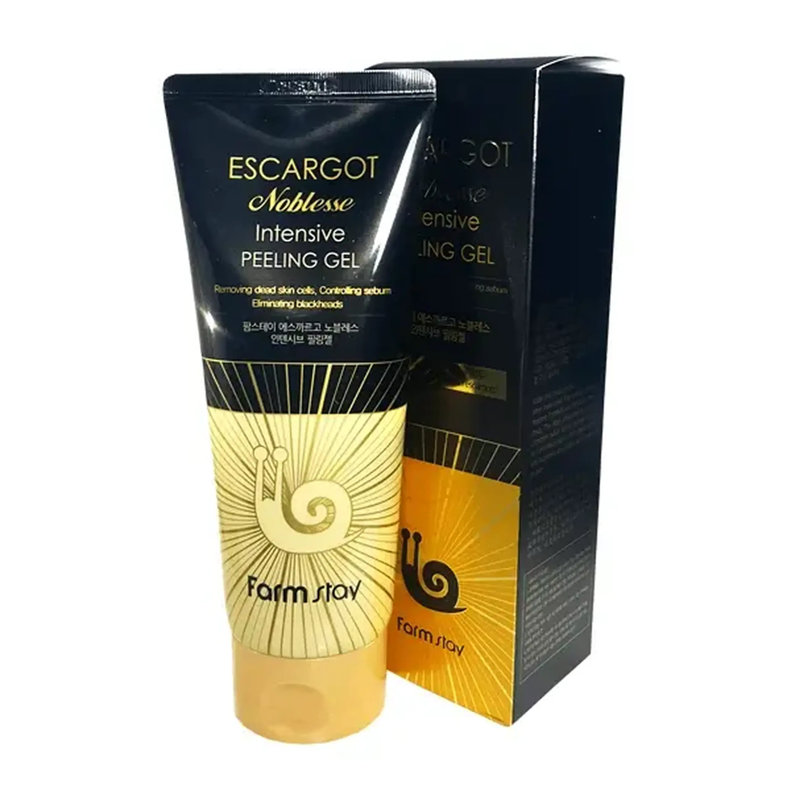 Peeling facial - Farmstay Escargot Noblesse Intensive Peeling Gel, 180 ml
