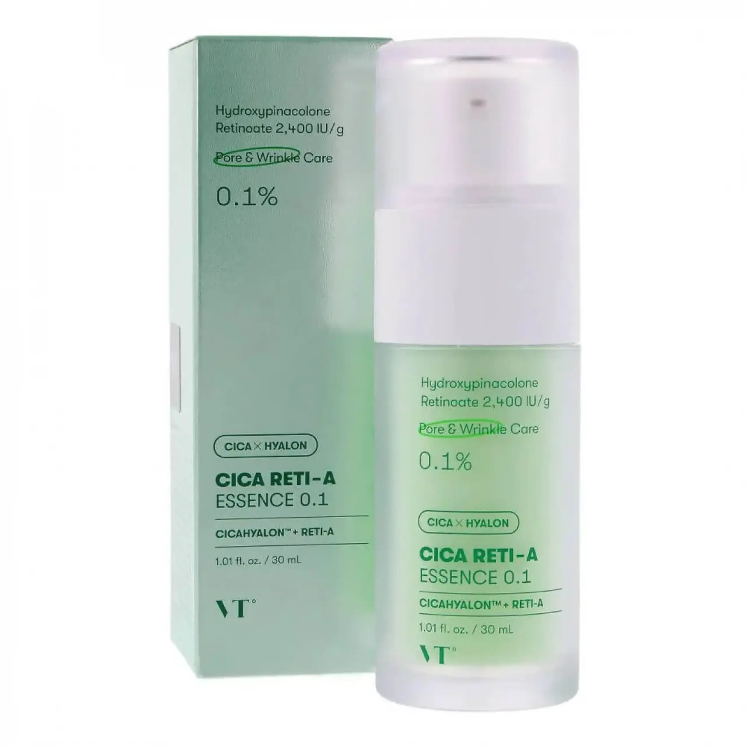 Esența booster Vt Cosmetics, Cica Reti-A Essence 0.1, 30 ml