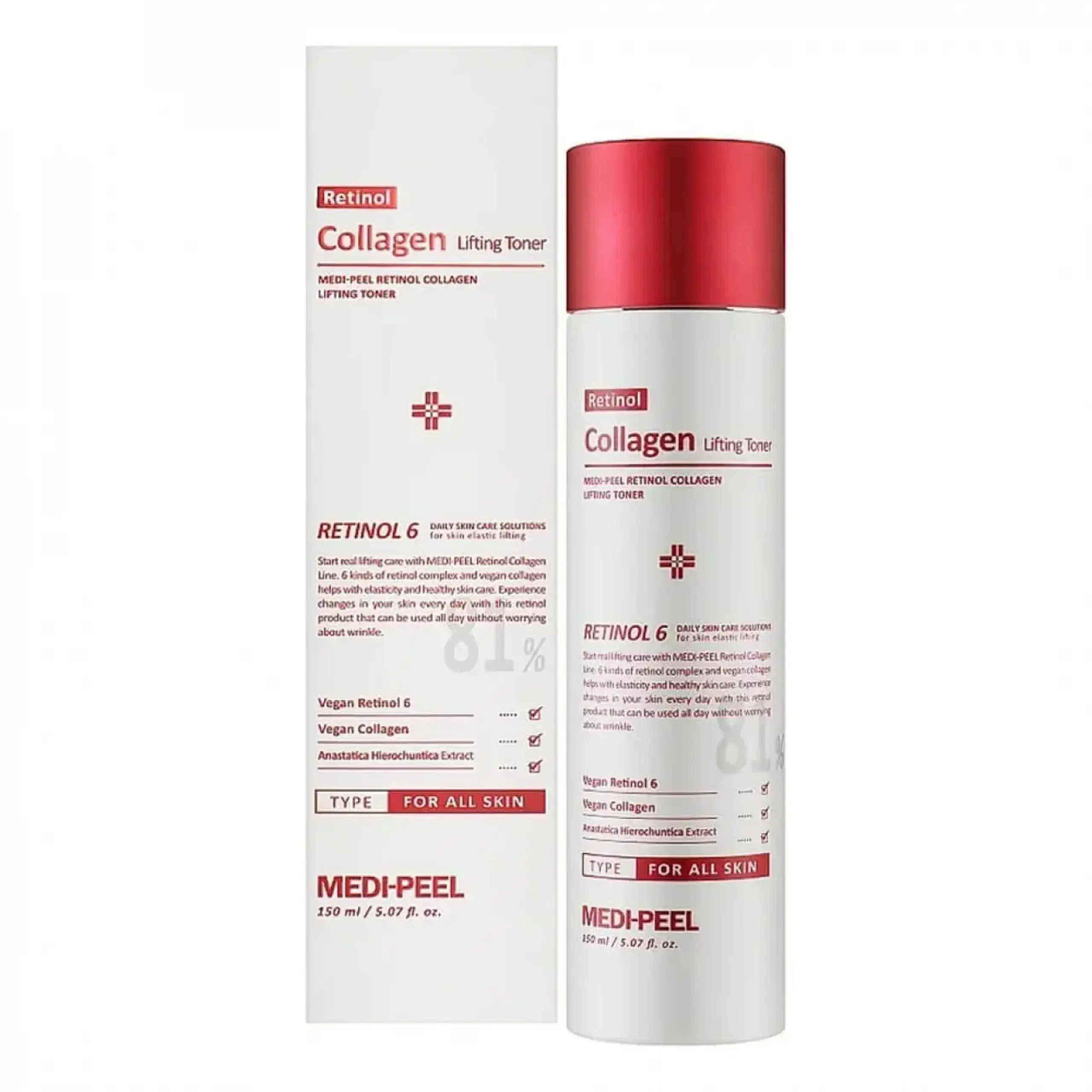 Tonic anti-imbatranire Medi-Peel, Retinol Collagen Lifting Toner, 150 ml