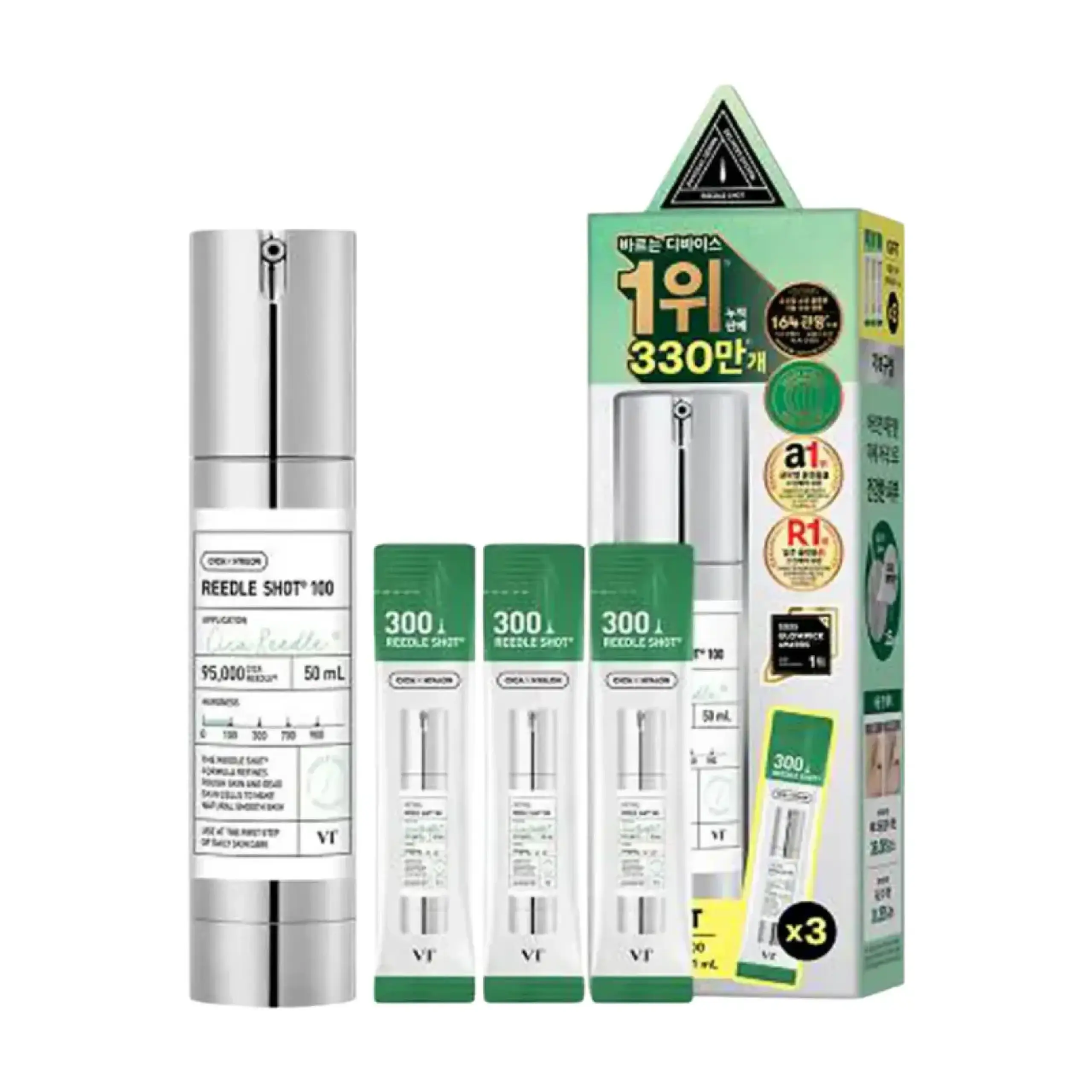 Vt Cosmetics, Reedle Shot 100+ Reedle Shot 300 1 ml*3ea