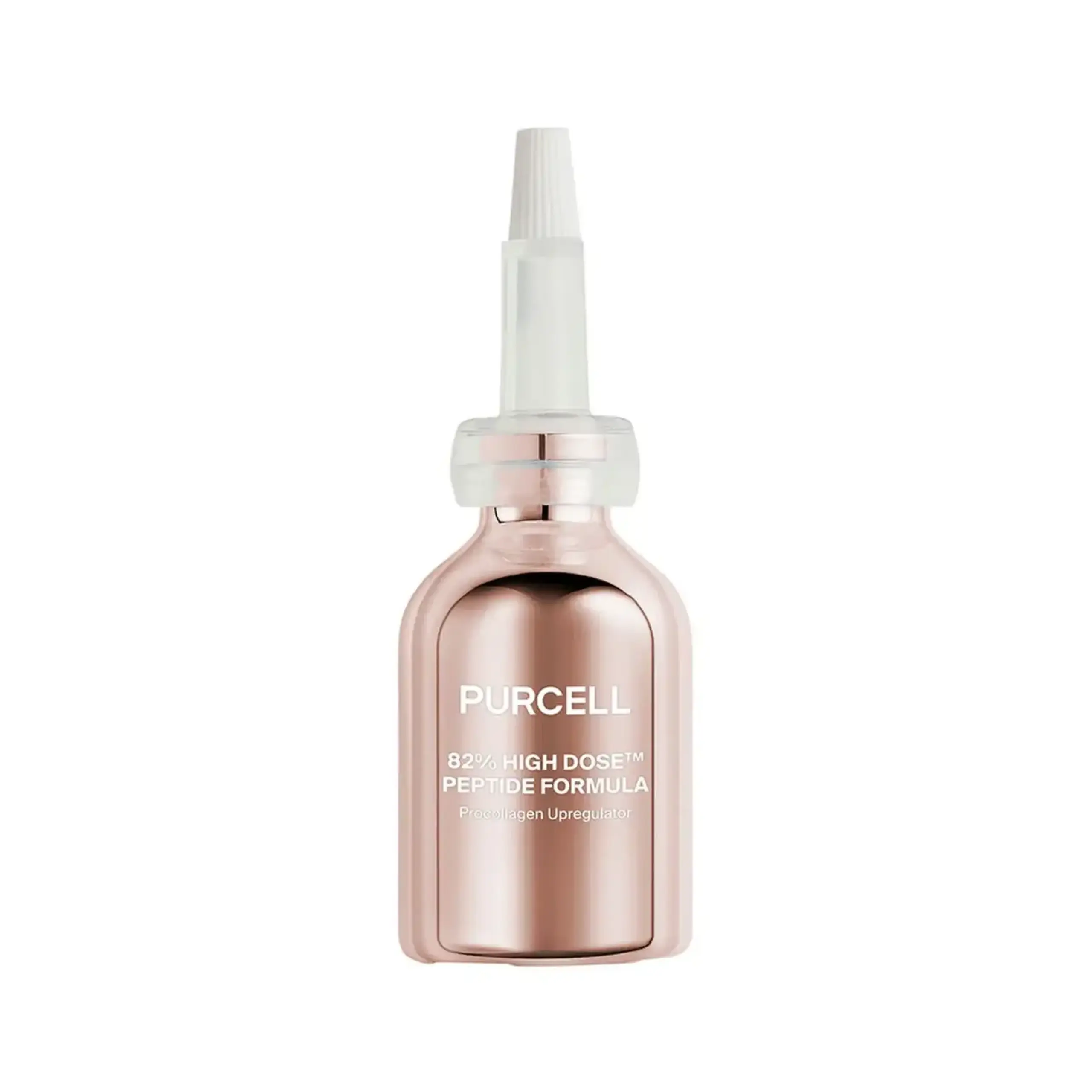 Ser facial anti‑îmbătrânire cu peptide Purcell, 82% High Dose Peptide Formula, 30 ml