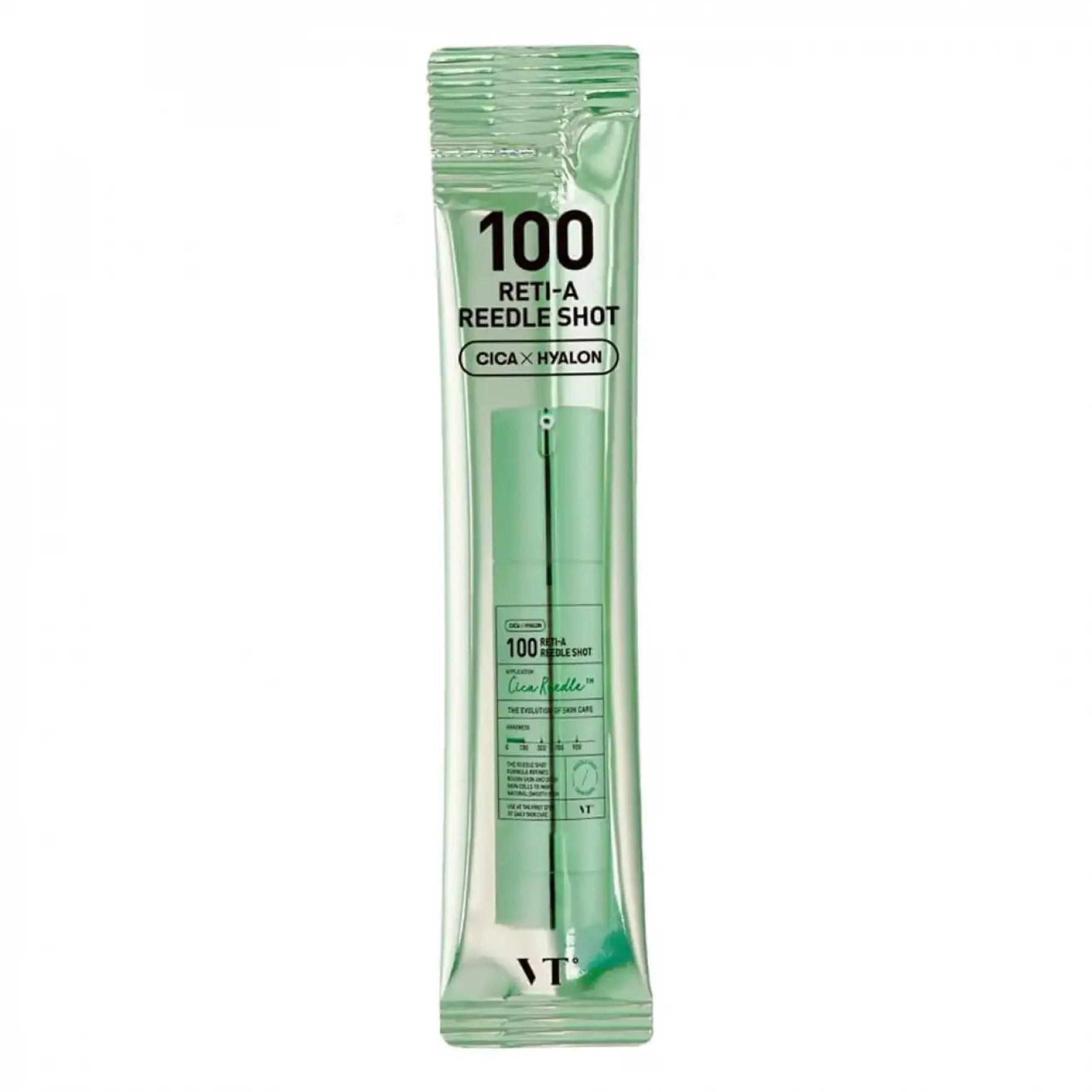 Serum Booster Vt Cosmetics, 100 Reti-A Reedle Shot Stici Pouch