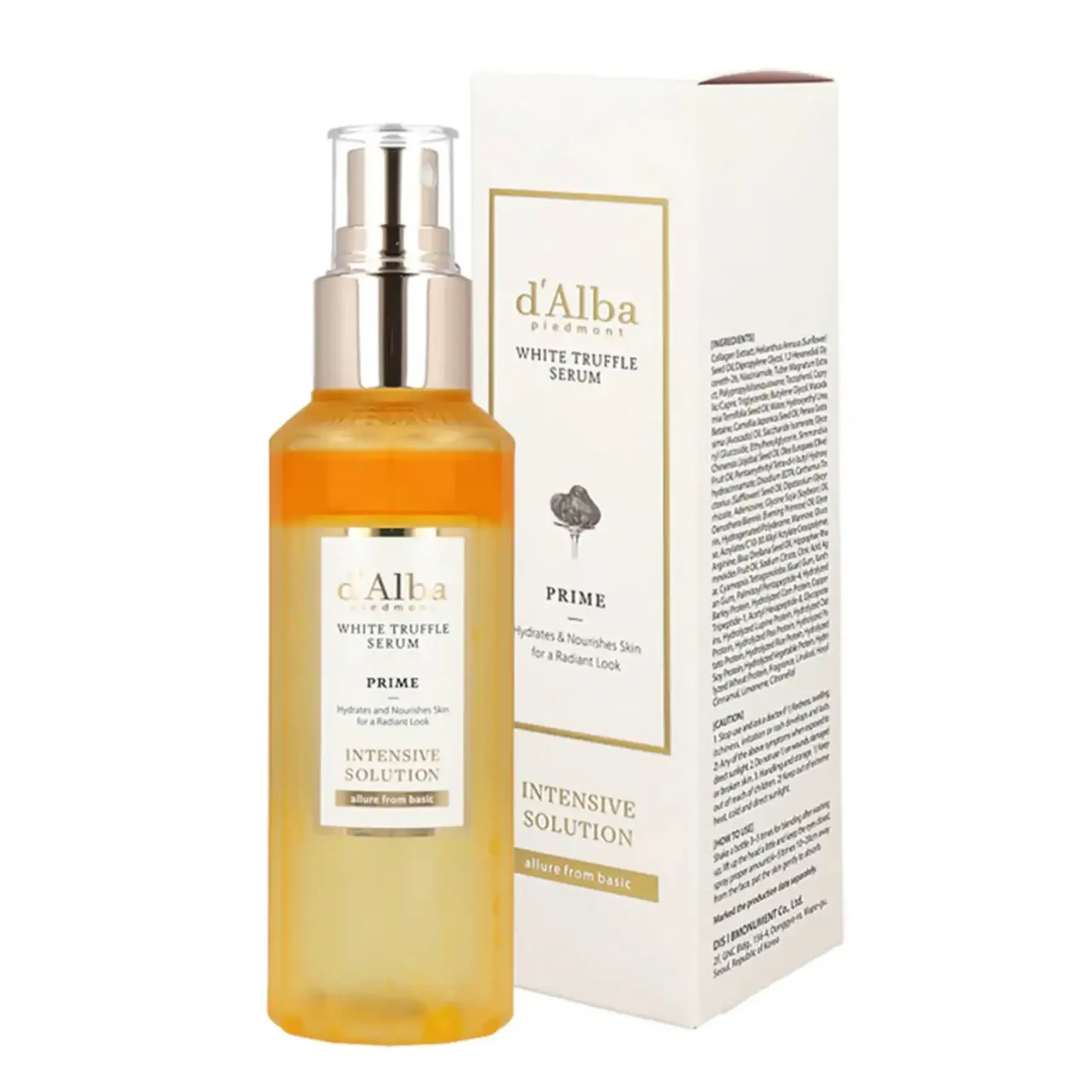 Serum spray Dalba, White Truffle Serum Prime Intensive Solution, 150 ml