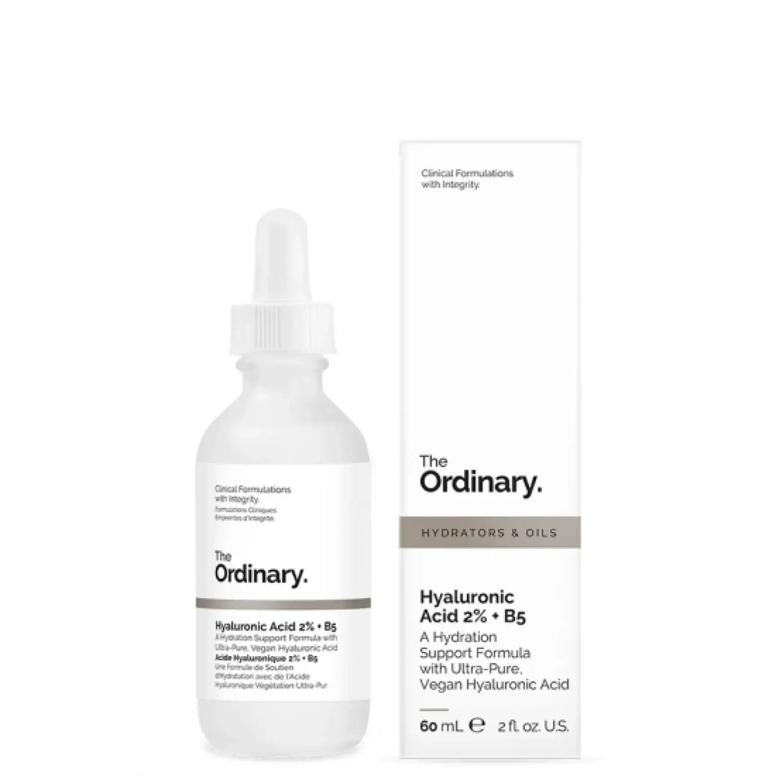 Serum de fata hidratant The Ordinary, Hyaluronic Acid 2% + B5, 60ml