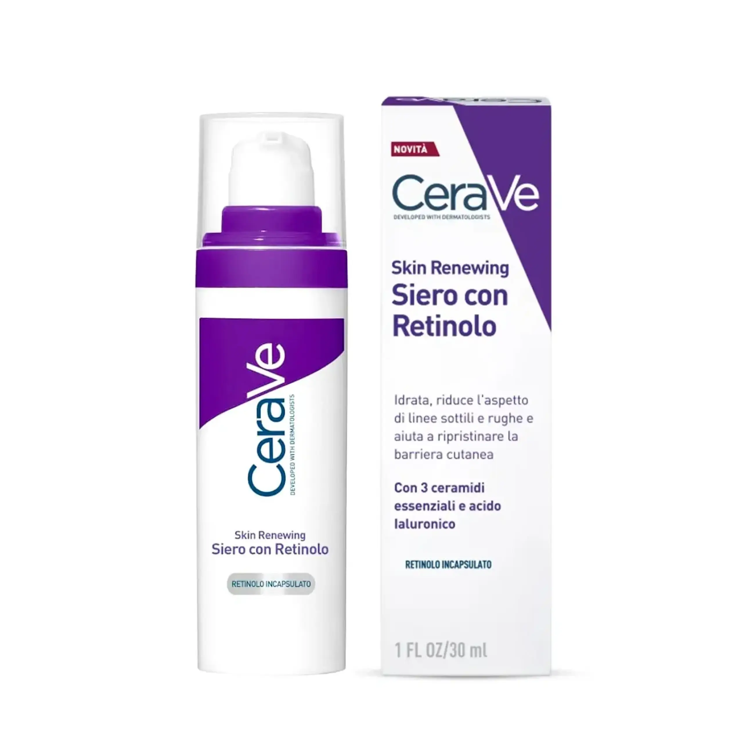 CeraVe, Skin Renewing Retinol Serum, 30 ml