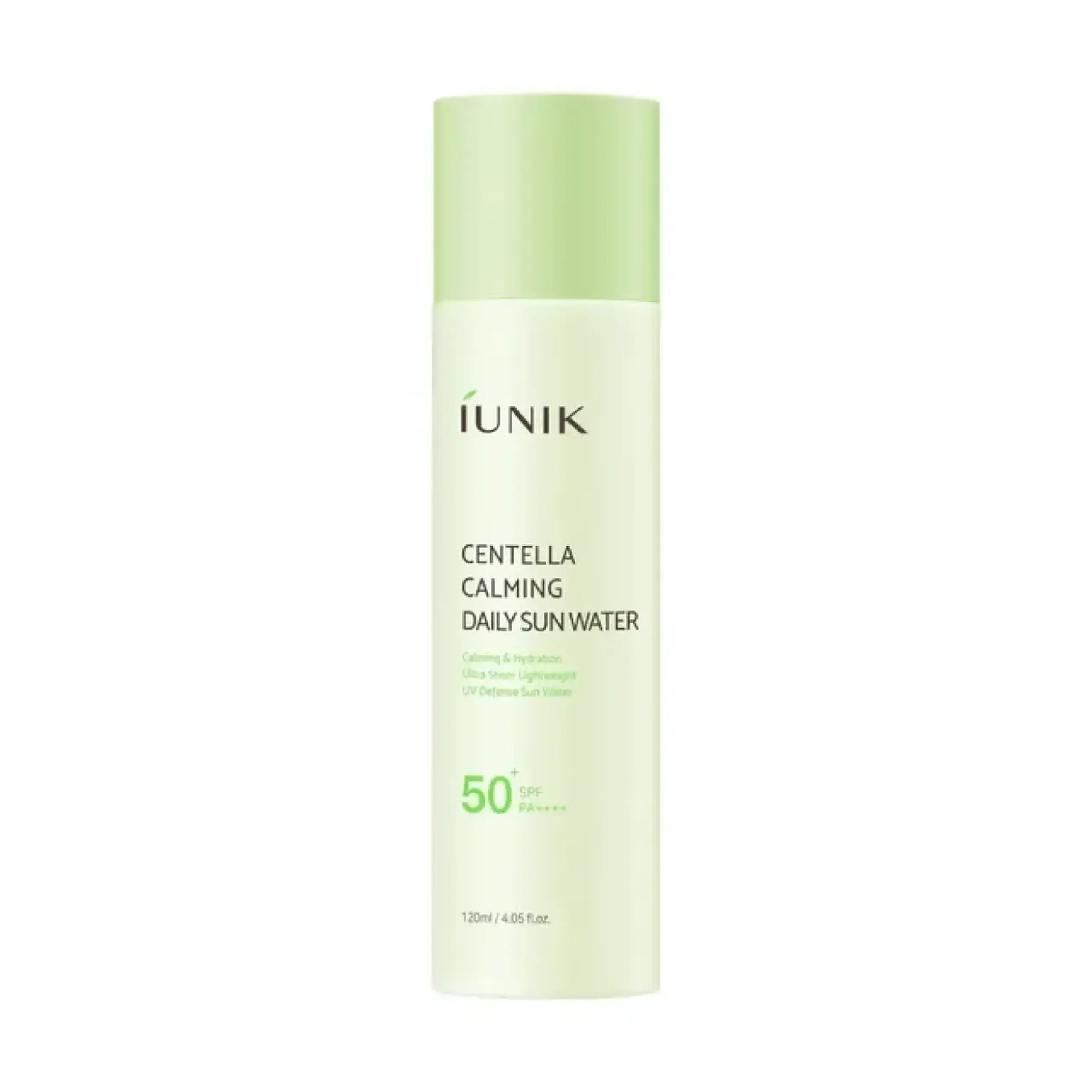 Crema solara Iunik, Centella Calming Daily Sun Water, SPF 50+++++, 120 ml