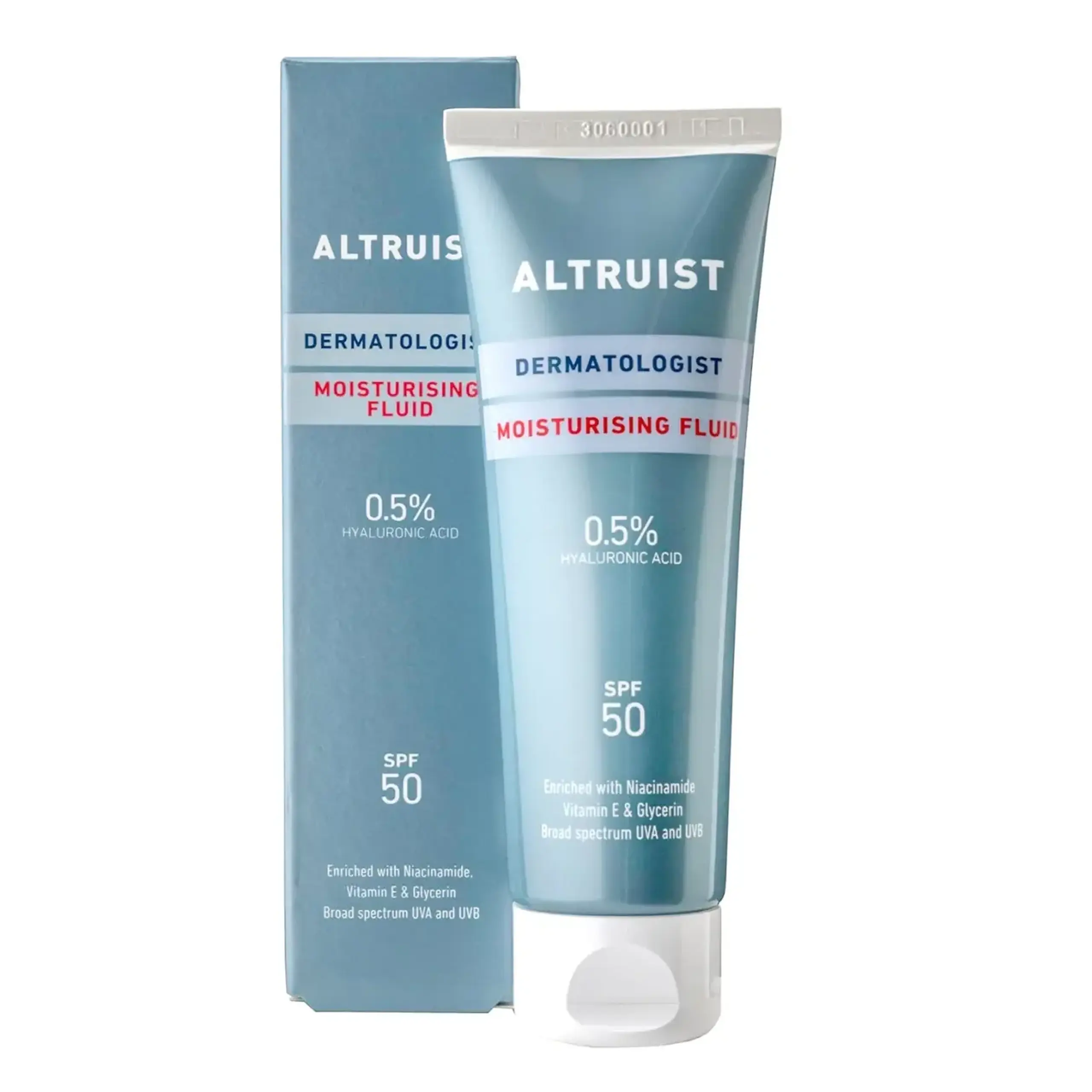 Altruist, Moisturising Fluid SPF+50, 50ml