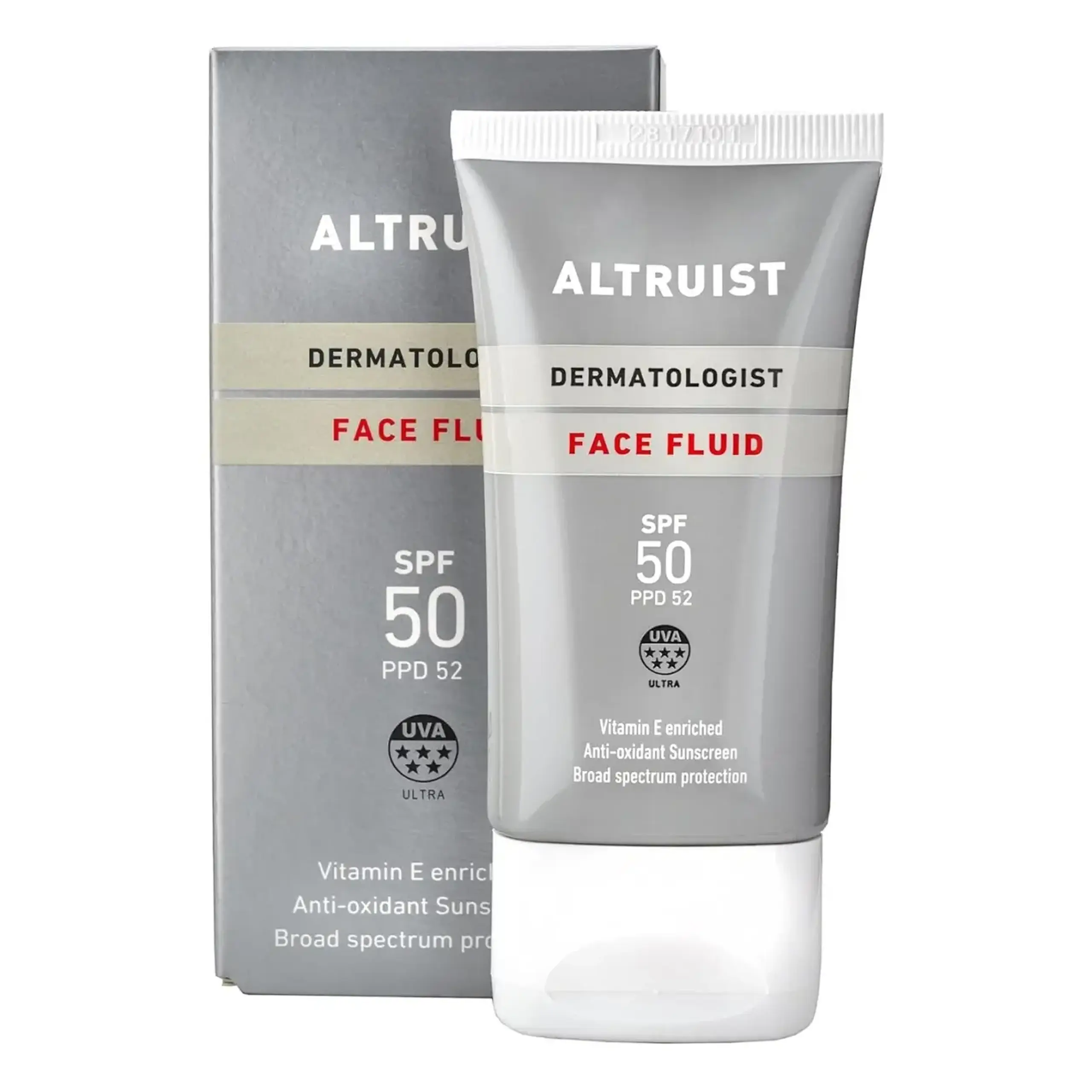 Cremă Solară - Altruist, Sunscreen Face Fluid SPF50+, 50 ml