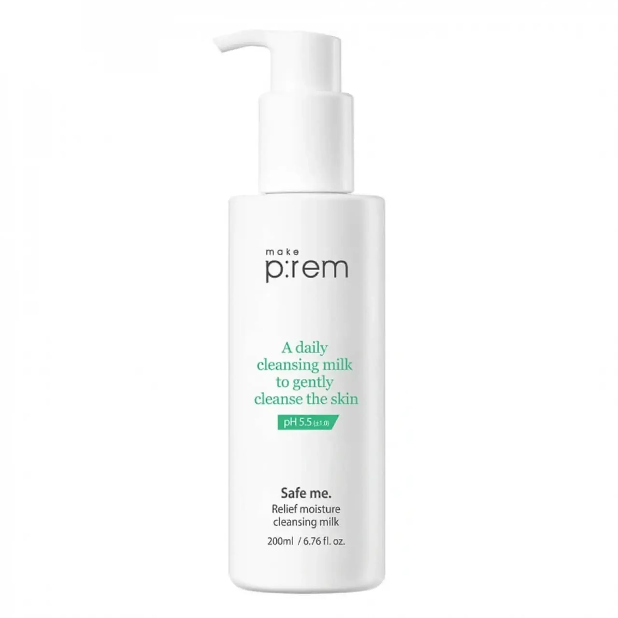 MakePrem, Safe Me Relief Moisture Cleansing Milk, 200 ml