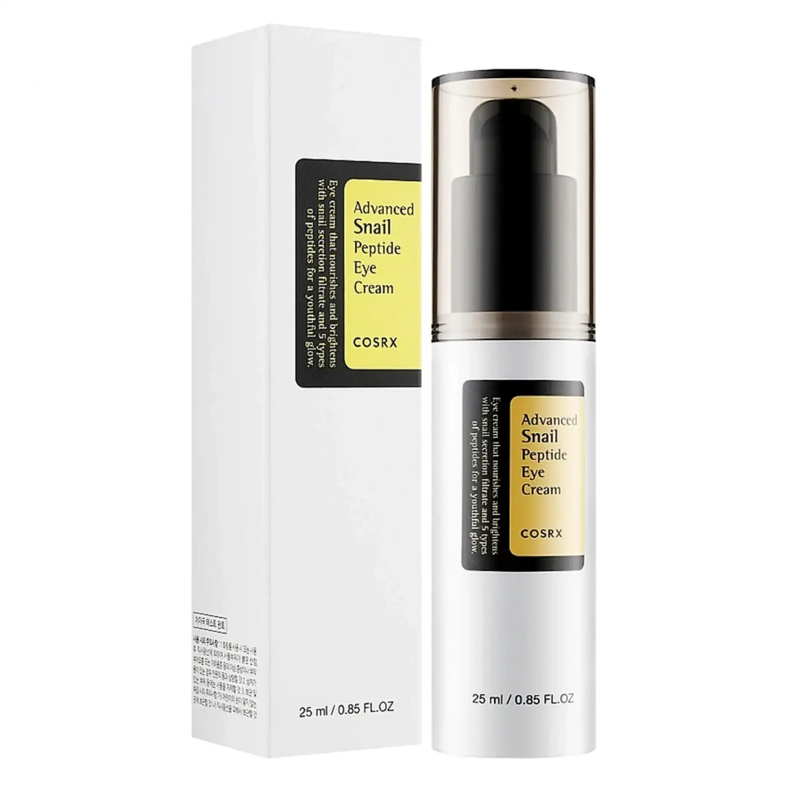Crema pentru zona ochilor cu mucina de melc Cosrx, Advanced Snail Peptide Eye Cream, 25 ml