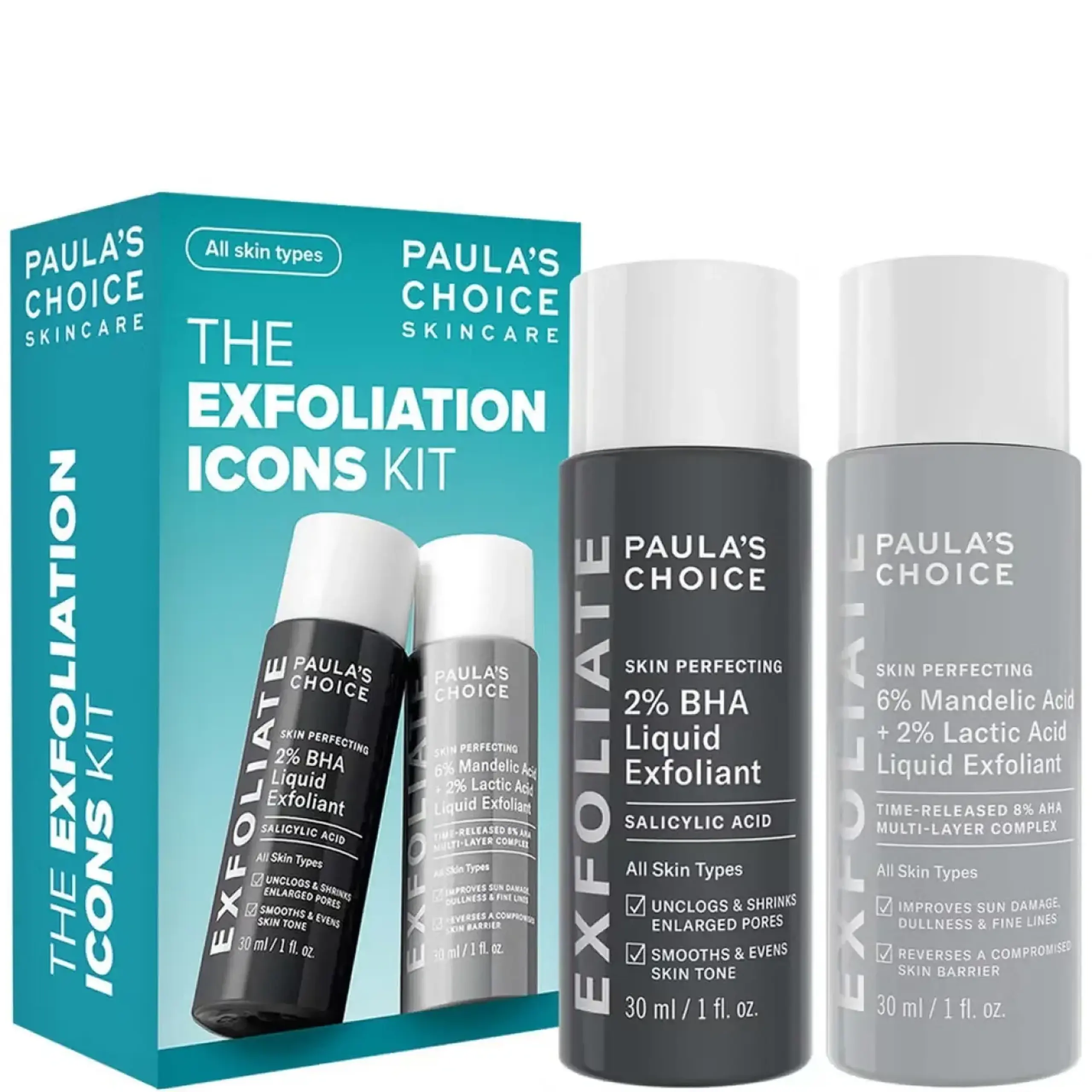 Paulas Choice, The Exfoliation Icons Kit