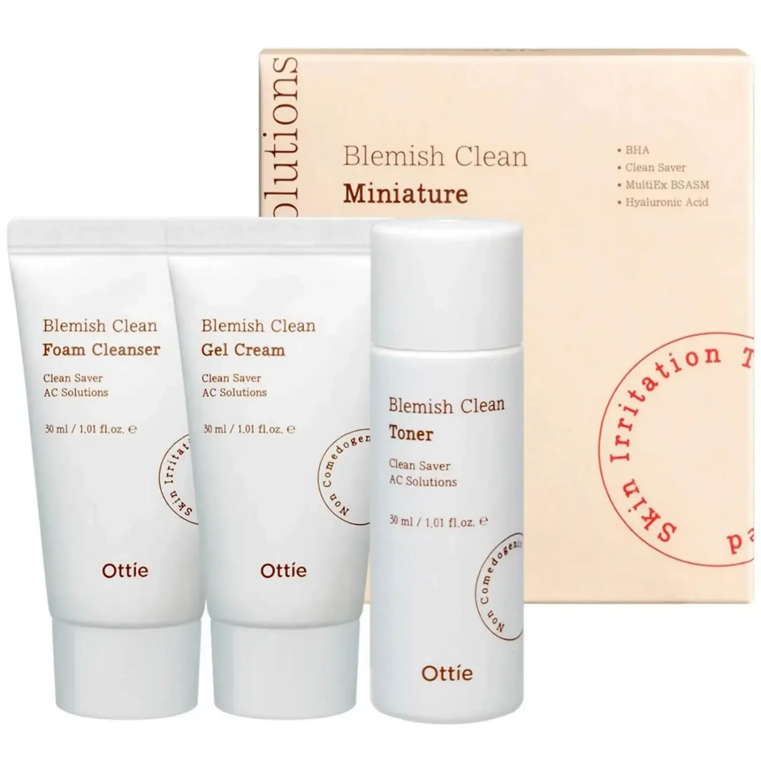 Mini Set pentru pielea problematica Ottie, Blemish Clean Miniature Kit
