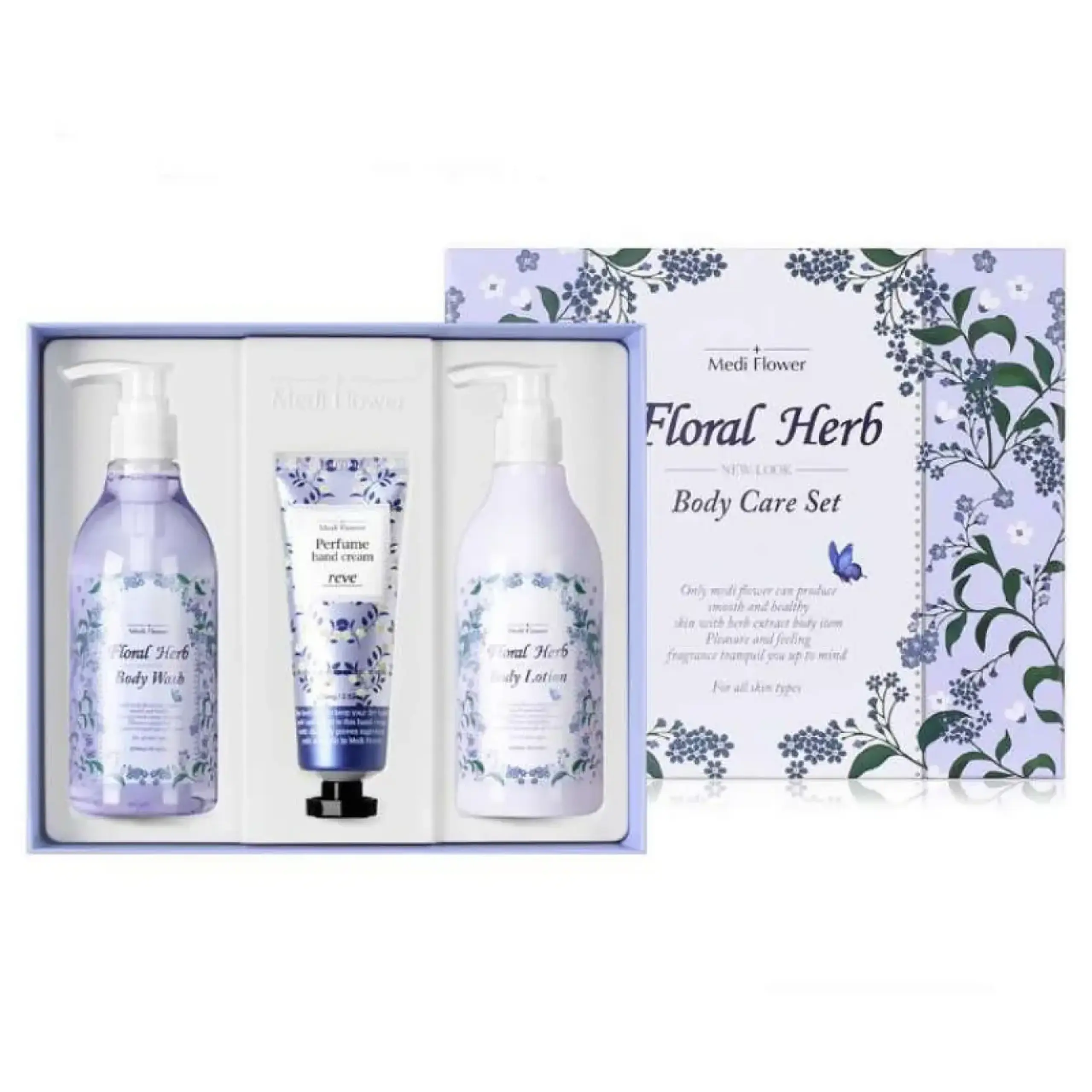 Medi Flower, Perfume Body Care Set, Floral Herb