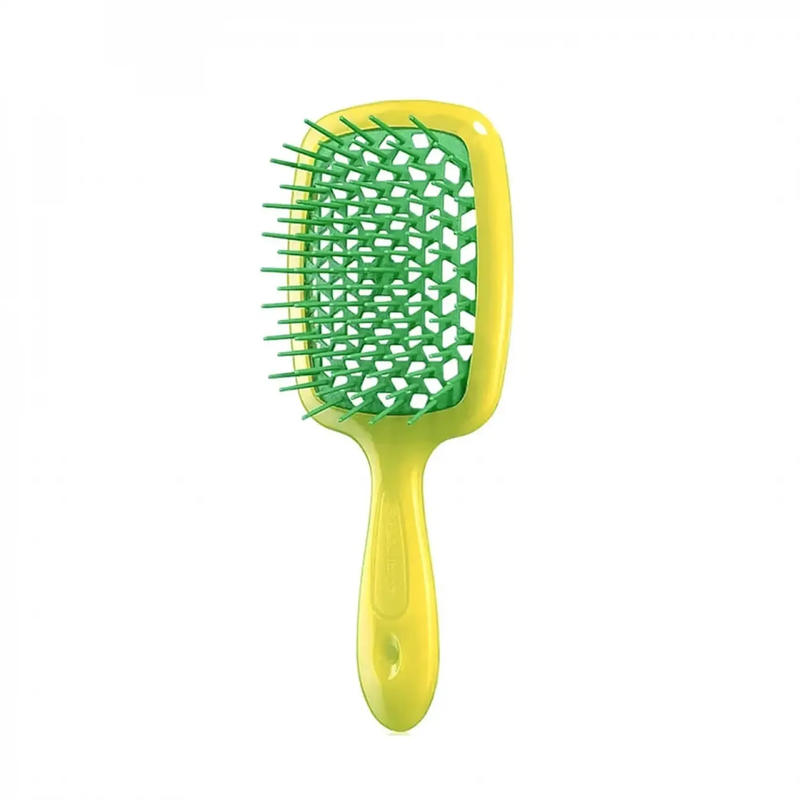 Perie de păr Janeke, Super Brush Yellow & Green