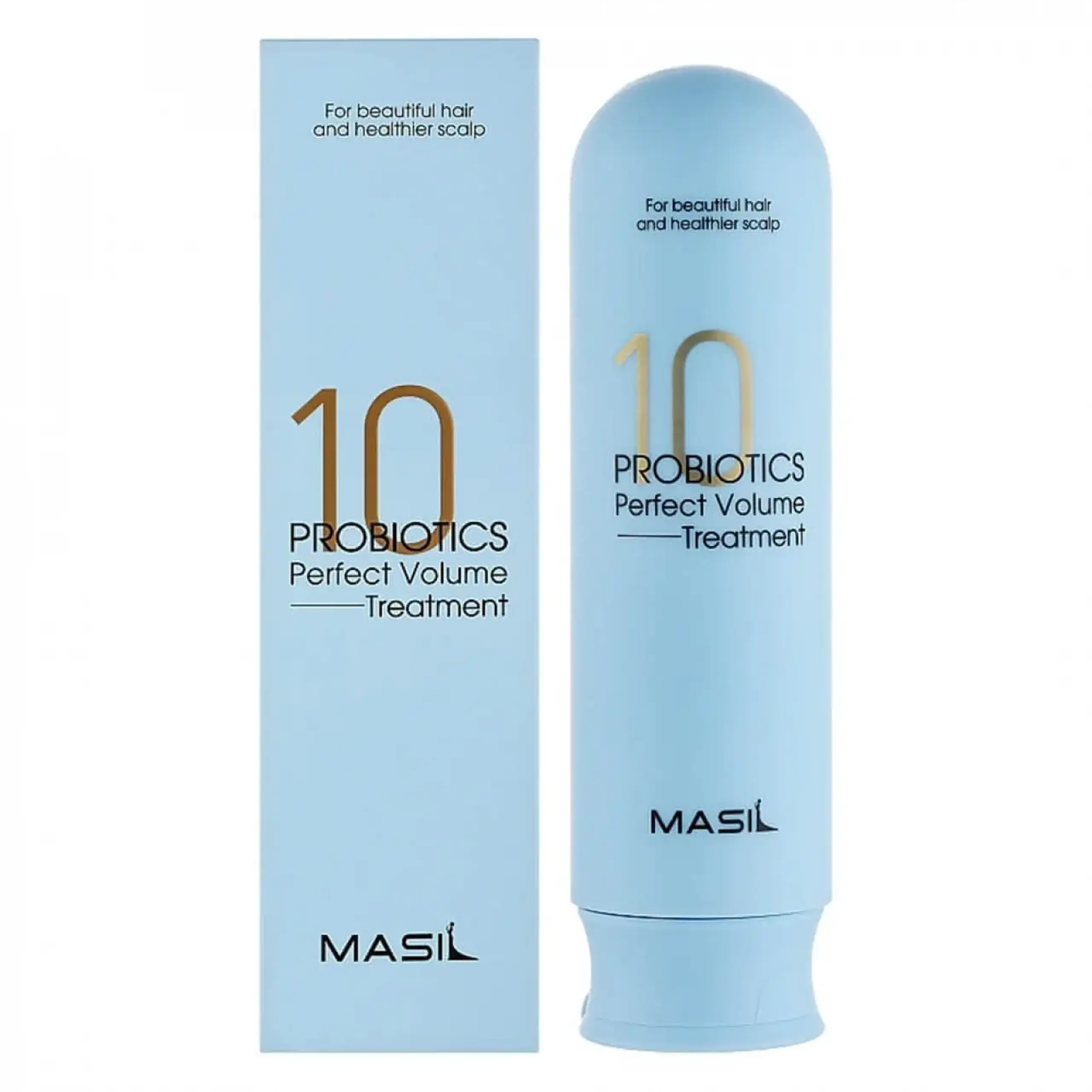 Balsam de volum pentru păr cu probiotice Masil, 10 Probiotics Perfect Volume Treatment, 300 ml