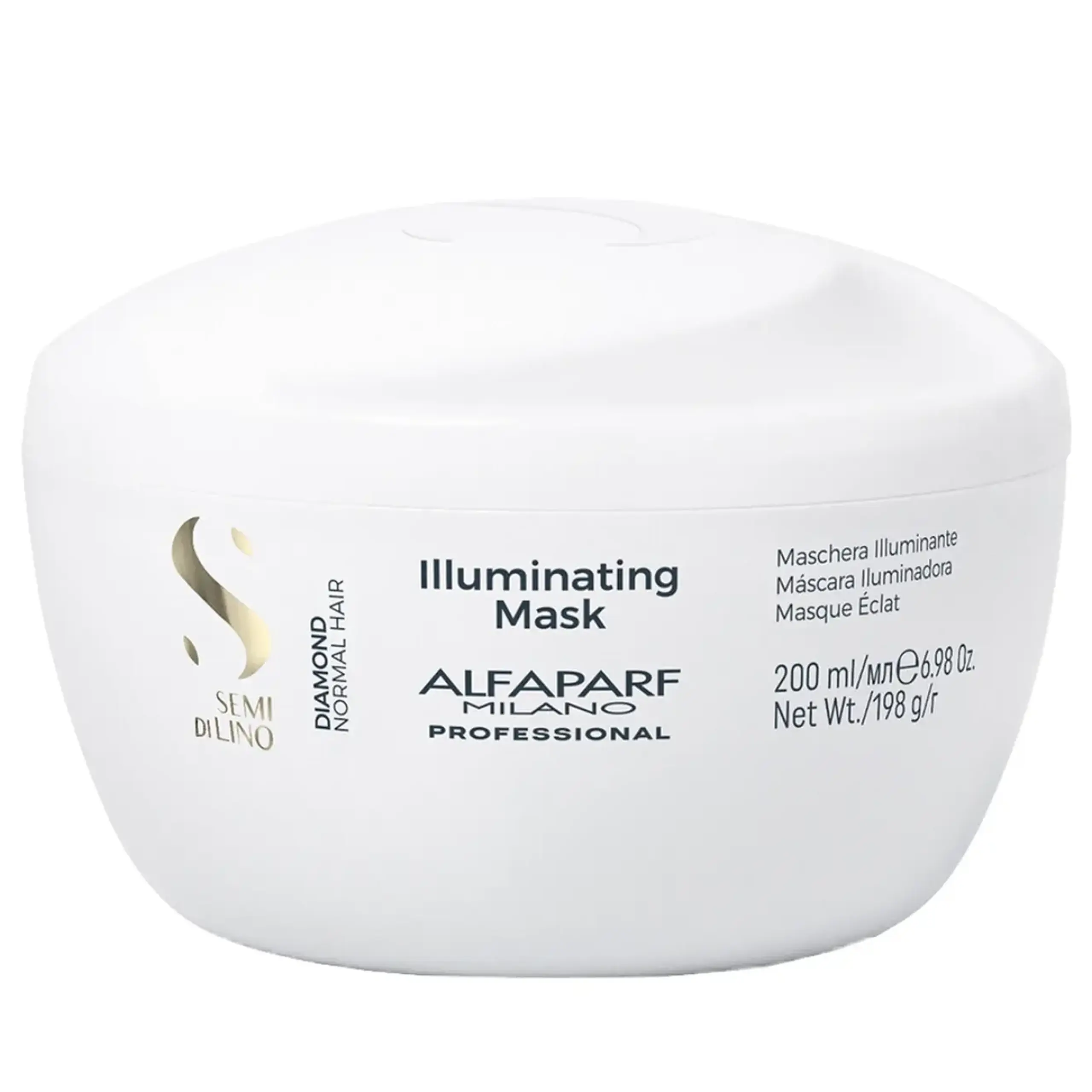 Masca pentru stralucire fara sulfati Alfaparf, Diamond Illuminating Mask, 200 ml