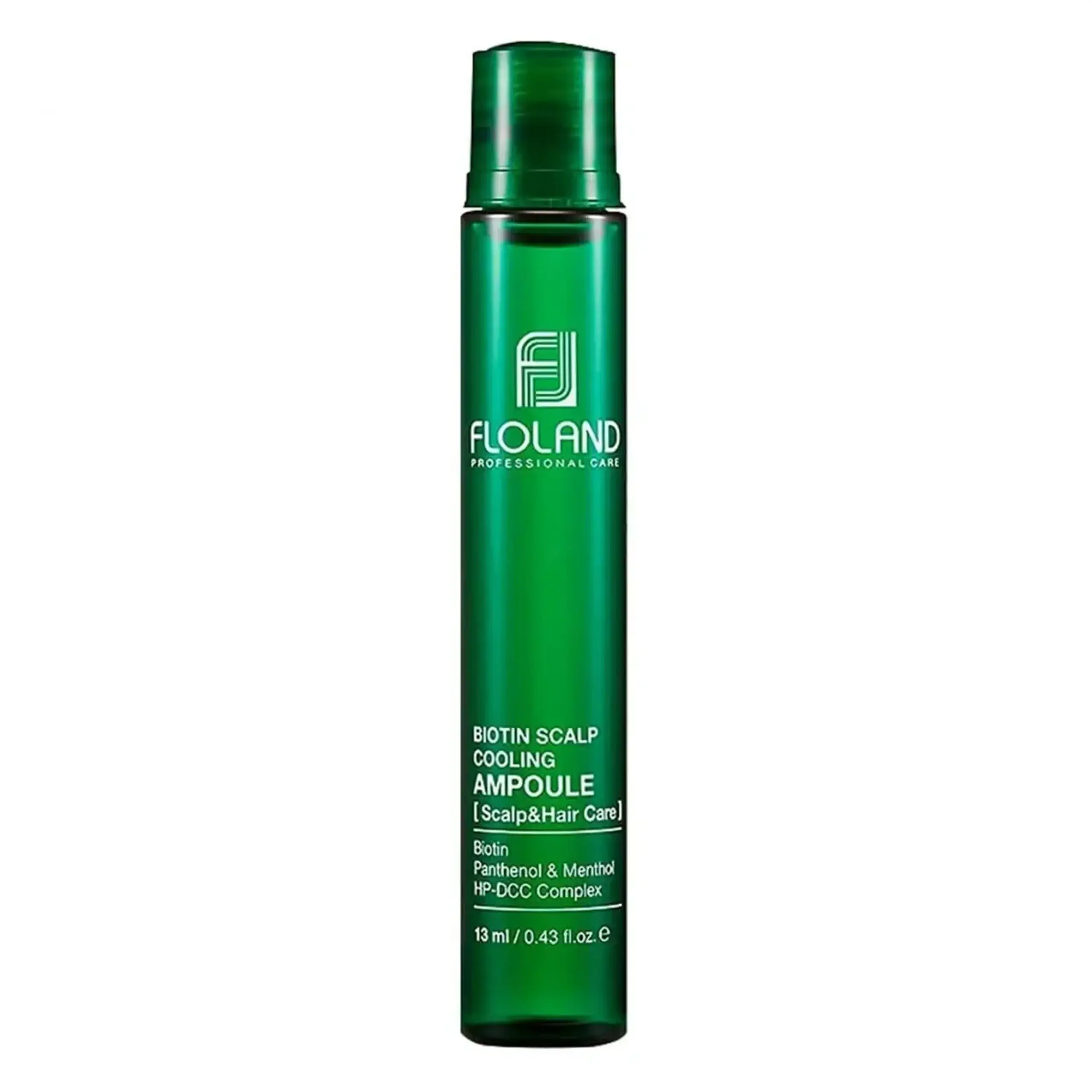 Filler răcoritor pentru păr și scalp Floland, Biotin Scalp Cooling Ampoule, 13 ml