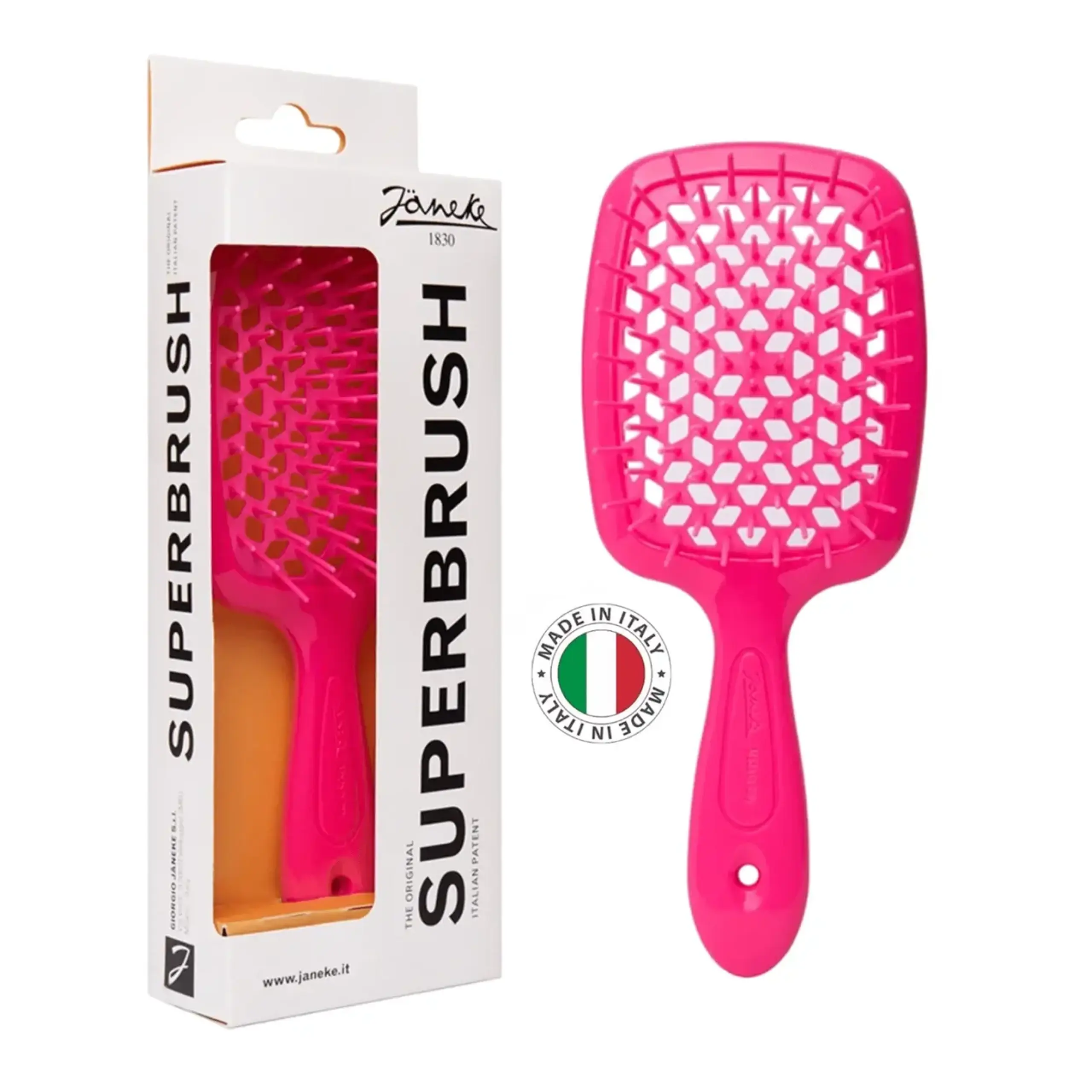 Perie de păr Janeke, Super Brush, Pink