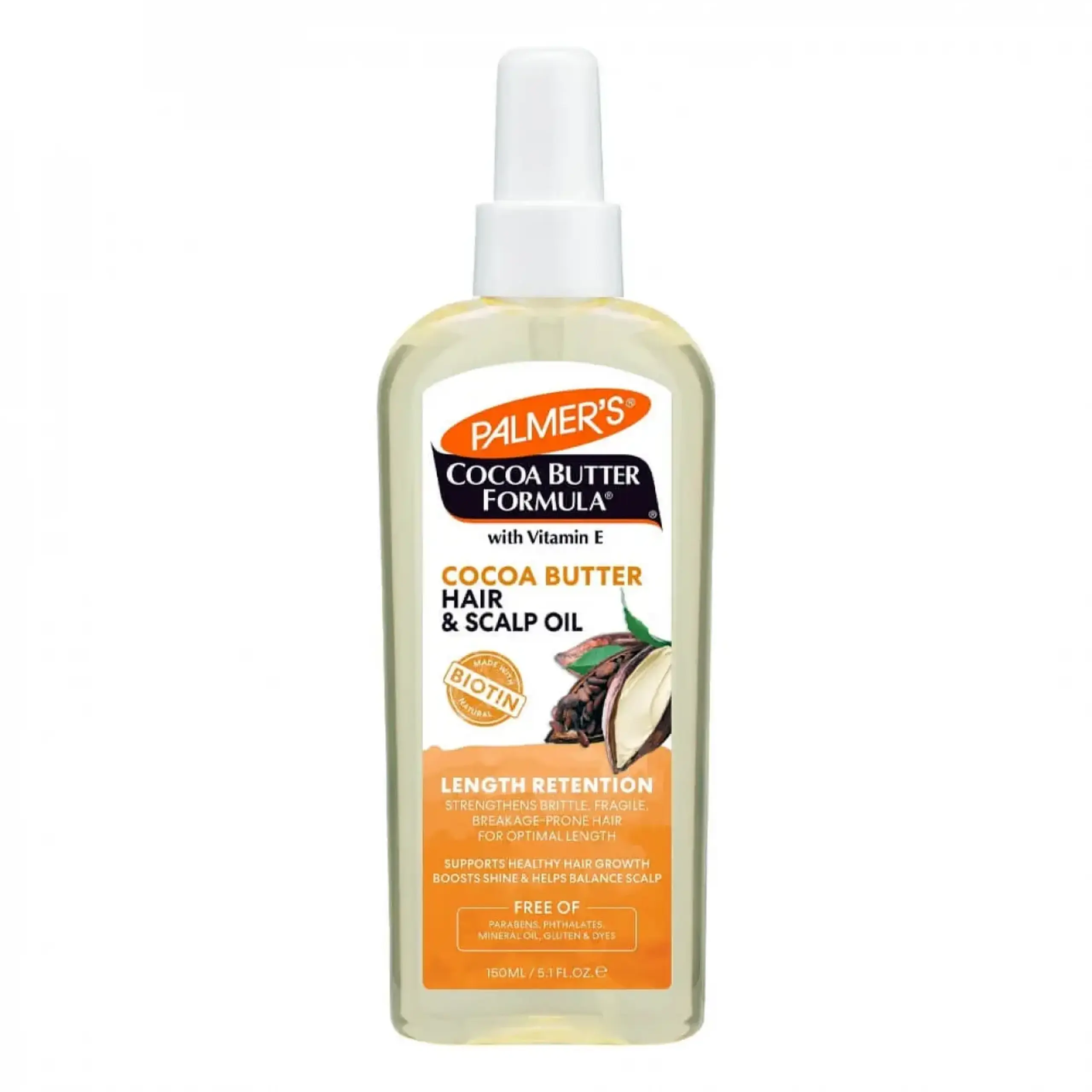Palmers, CBF Lenght Retention Hair & Scalp Oil, 150 ml