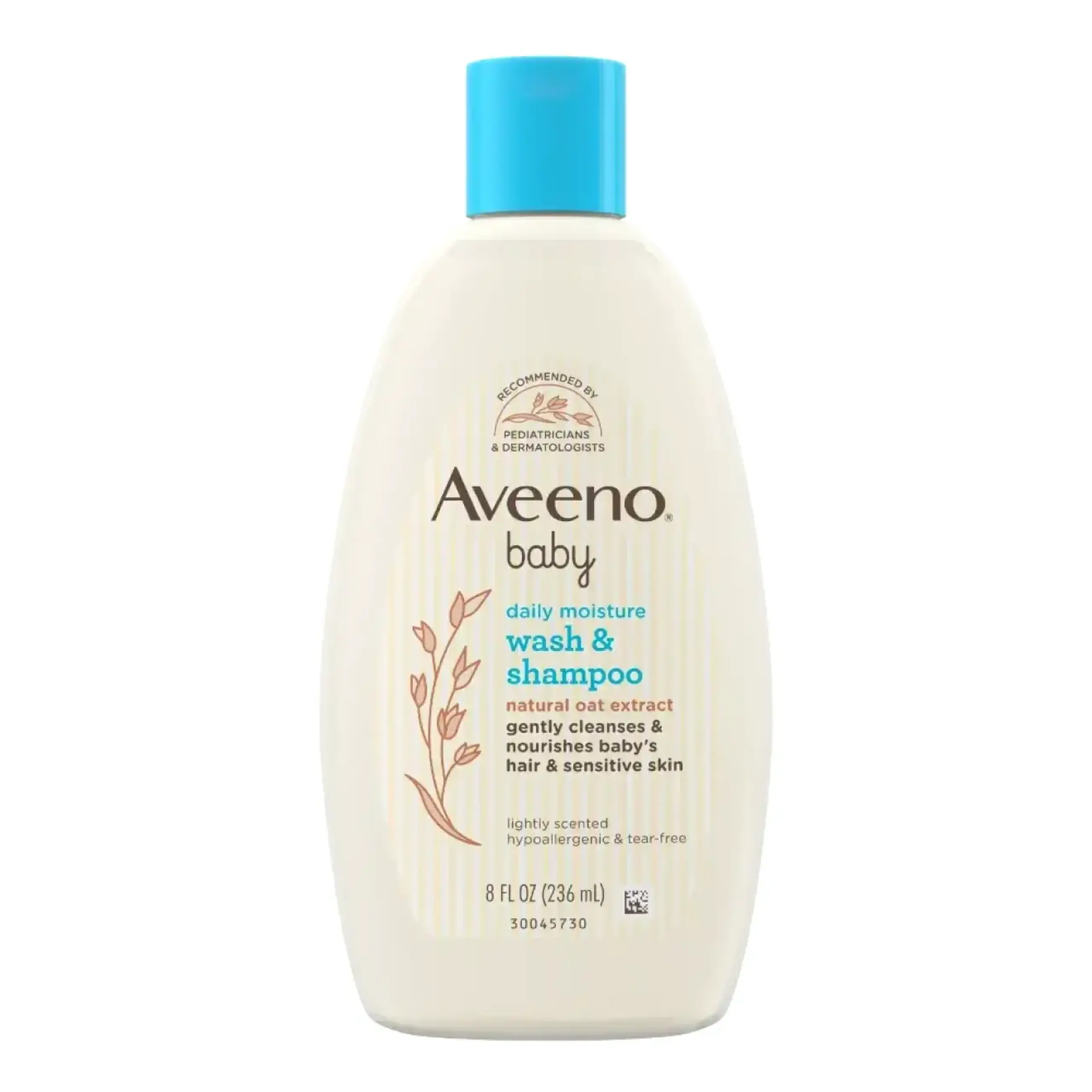 Aveeno, Baby Wash & Shampoo Lightly Scented, 236 ml