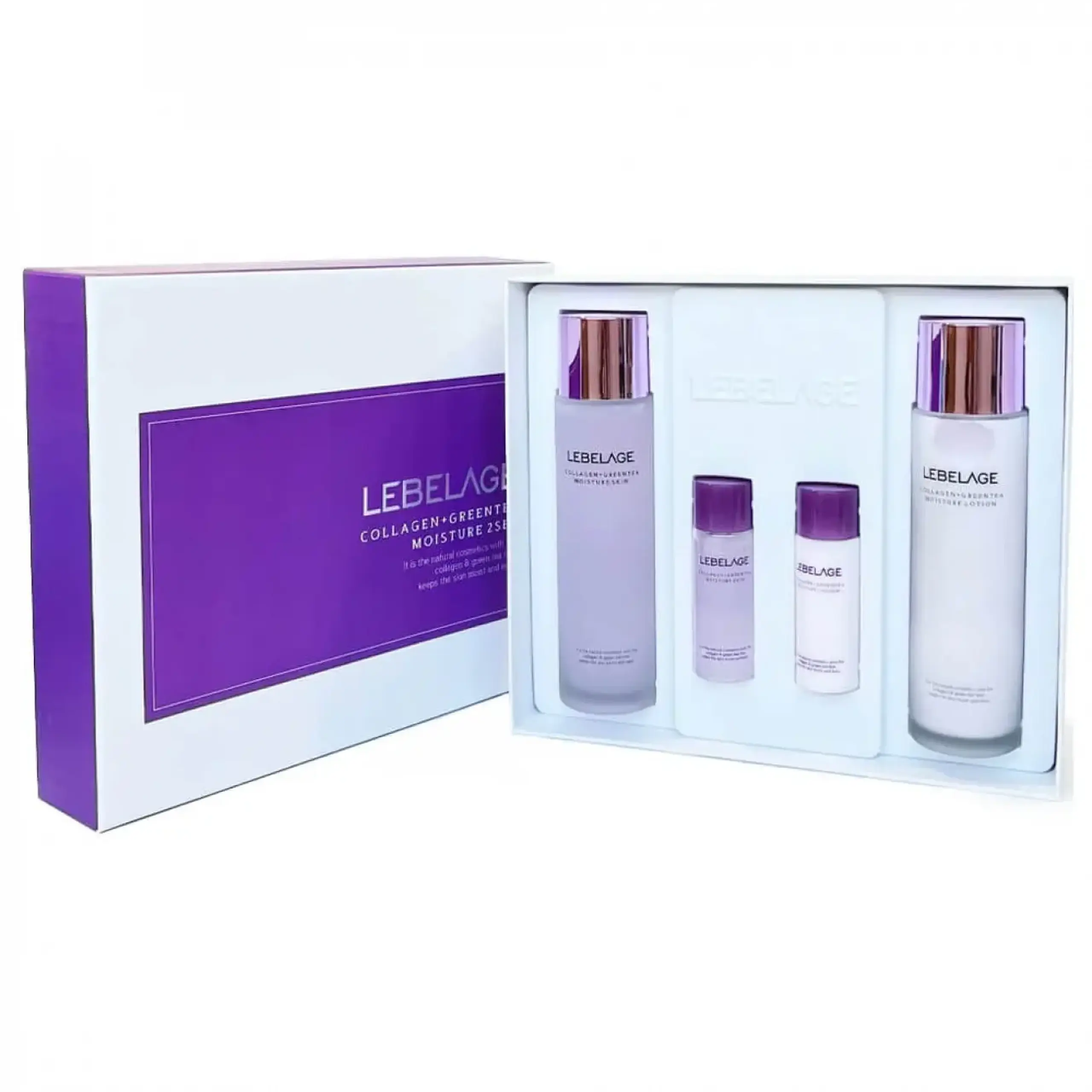 Set de îngrijire ten Lebelage, Collagen + Green Tea Moisture 2 Set