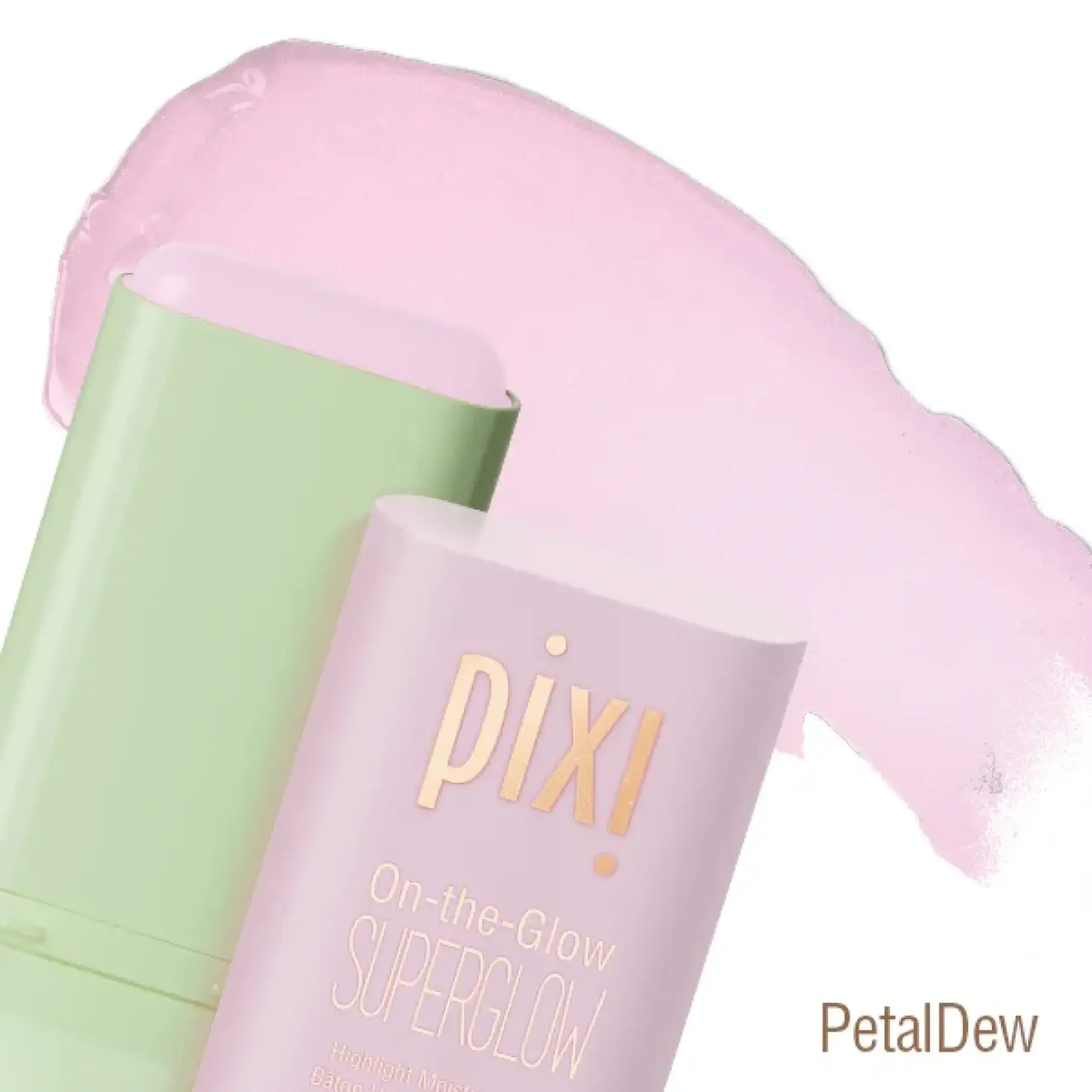 Pixi, On-the-Glow Super Glow Highlight Moisture Stick Petal Dew, 19 gr.