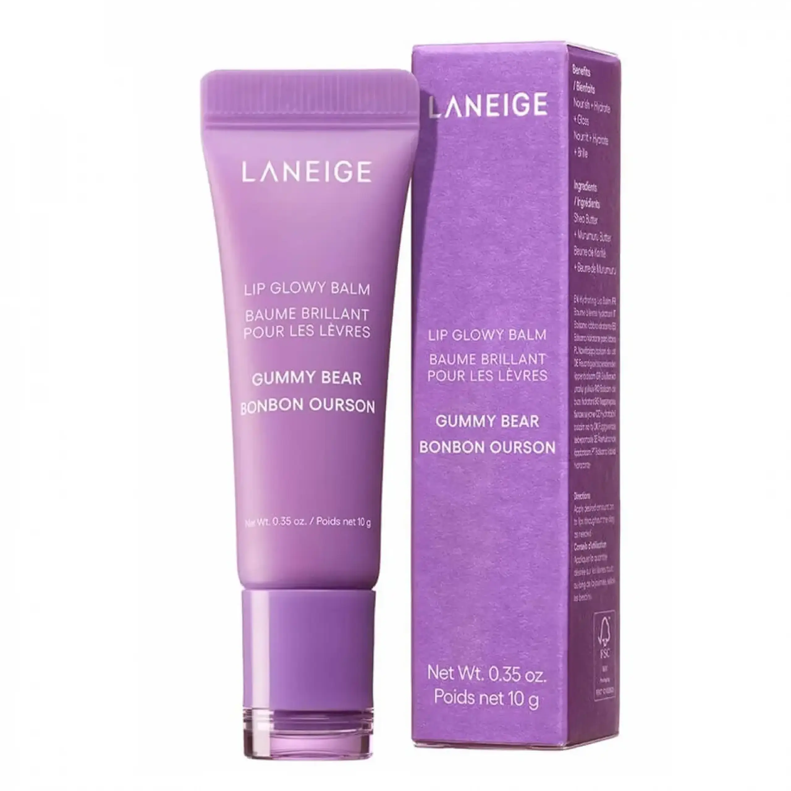 Balsam luciu pentru buze Laneige, Lip Glowy Balm Gummy Bear